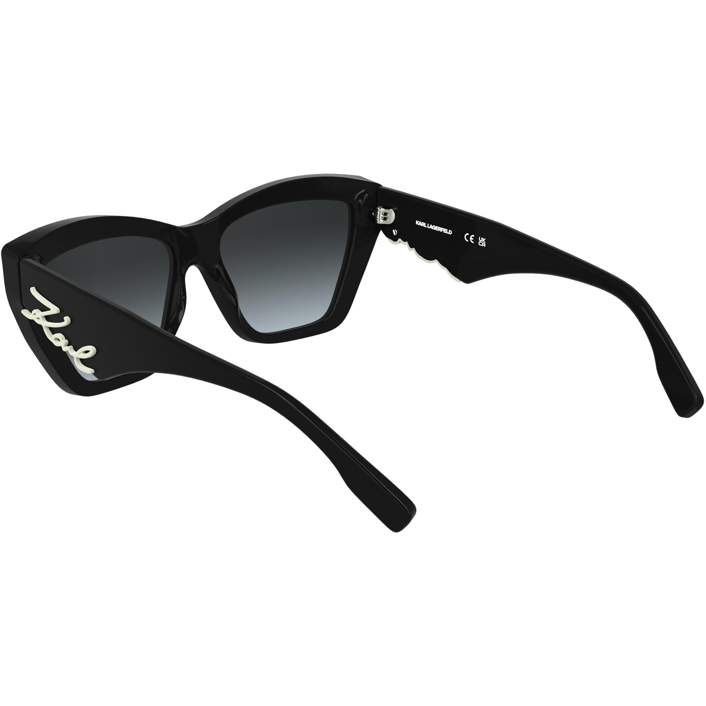Black - Karl Lagerfeld - Karl Cat Eye SunGls Ld63 - 5