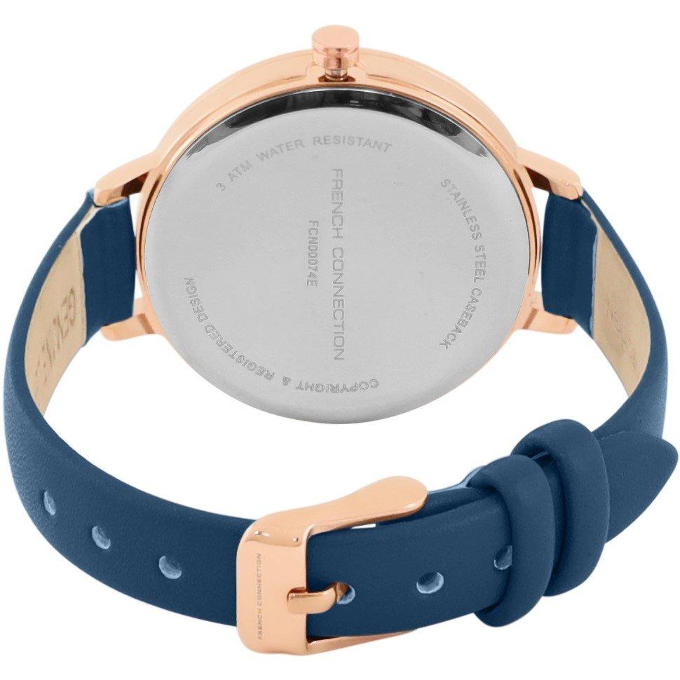 Blue - French Connection - Connection Cornelia BLUE Round Analog Watch for Women - 3