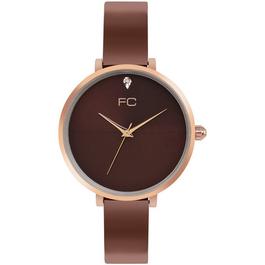 French Connection Connection Divine BROWN Round Analog Watch for Women