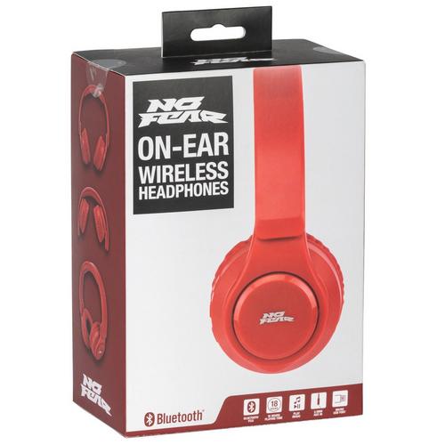Red - No Fear - Bluetooth Headphones - 5