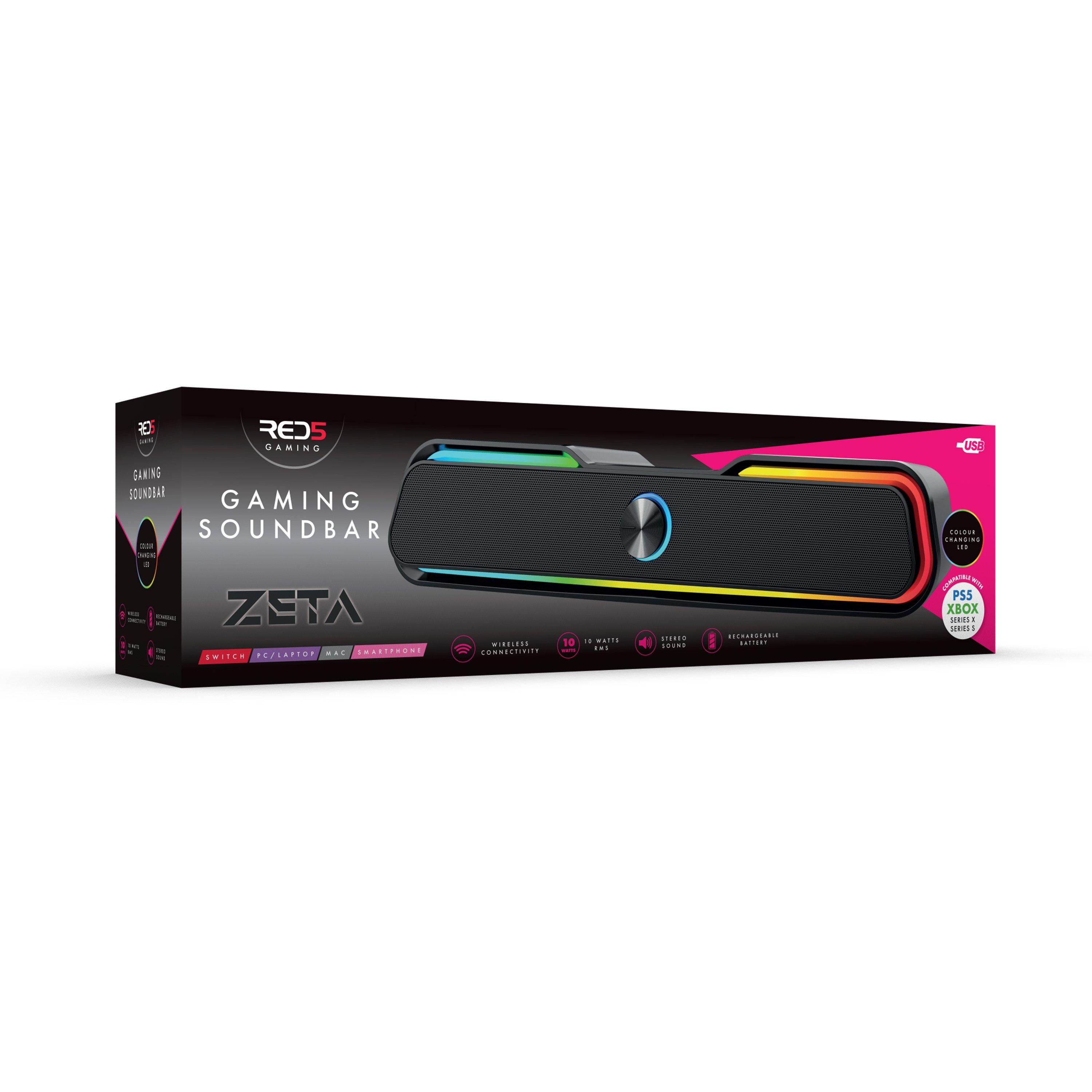 Black - Red5 - Gaming Soundbar - 2