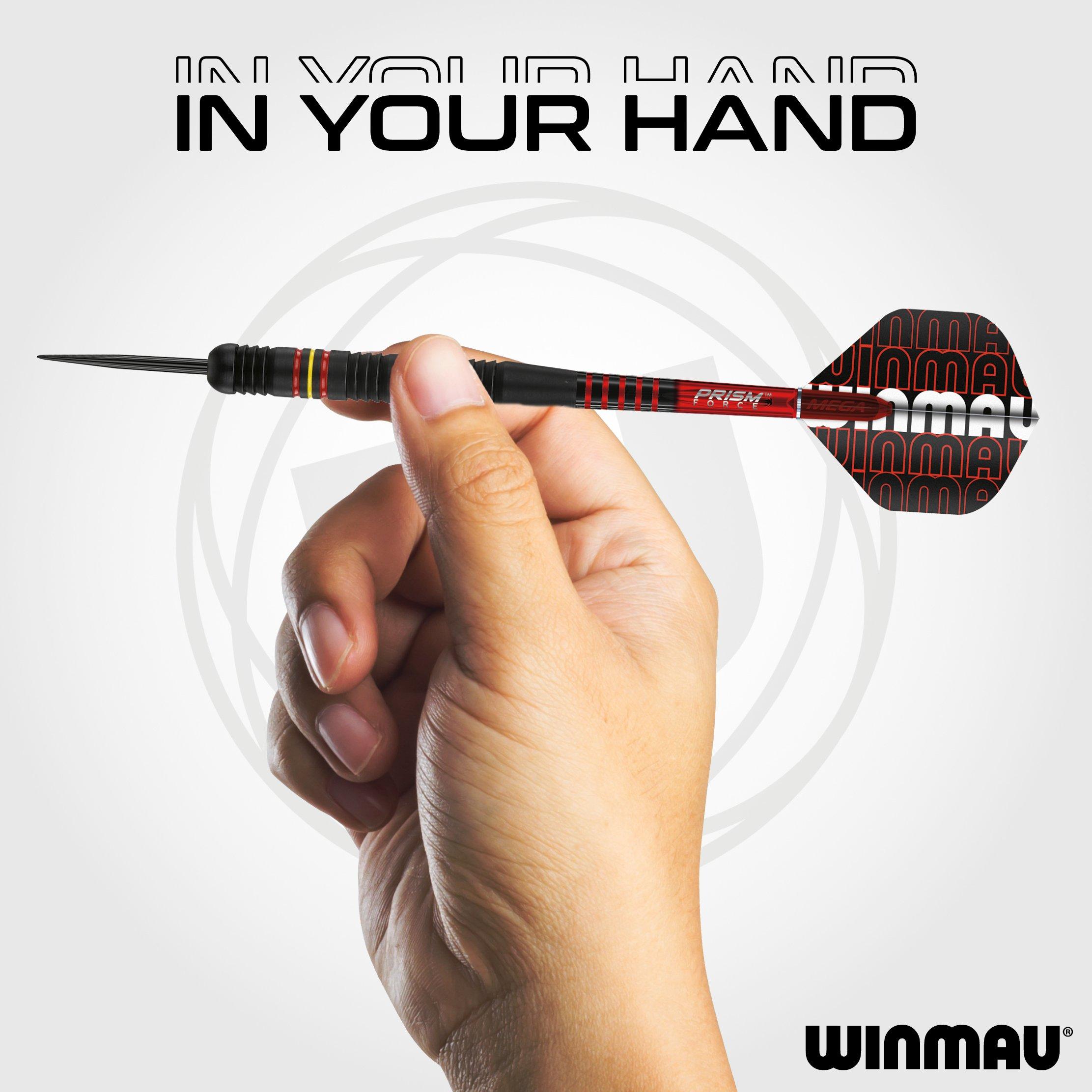 Nero/Rosso - Winmau - Outrage Brass Darts - 5