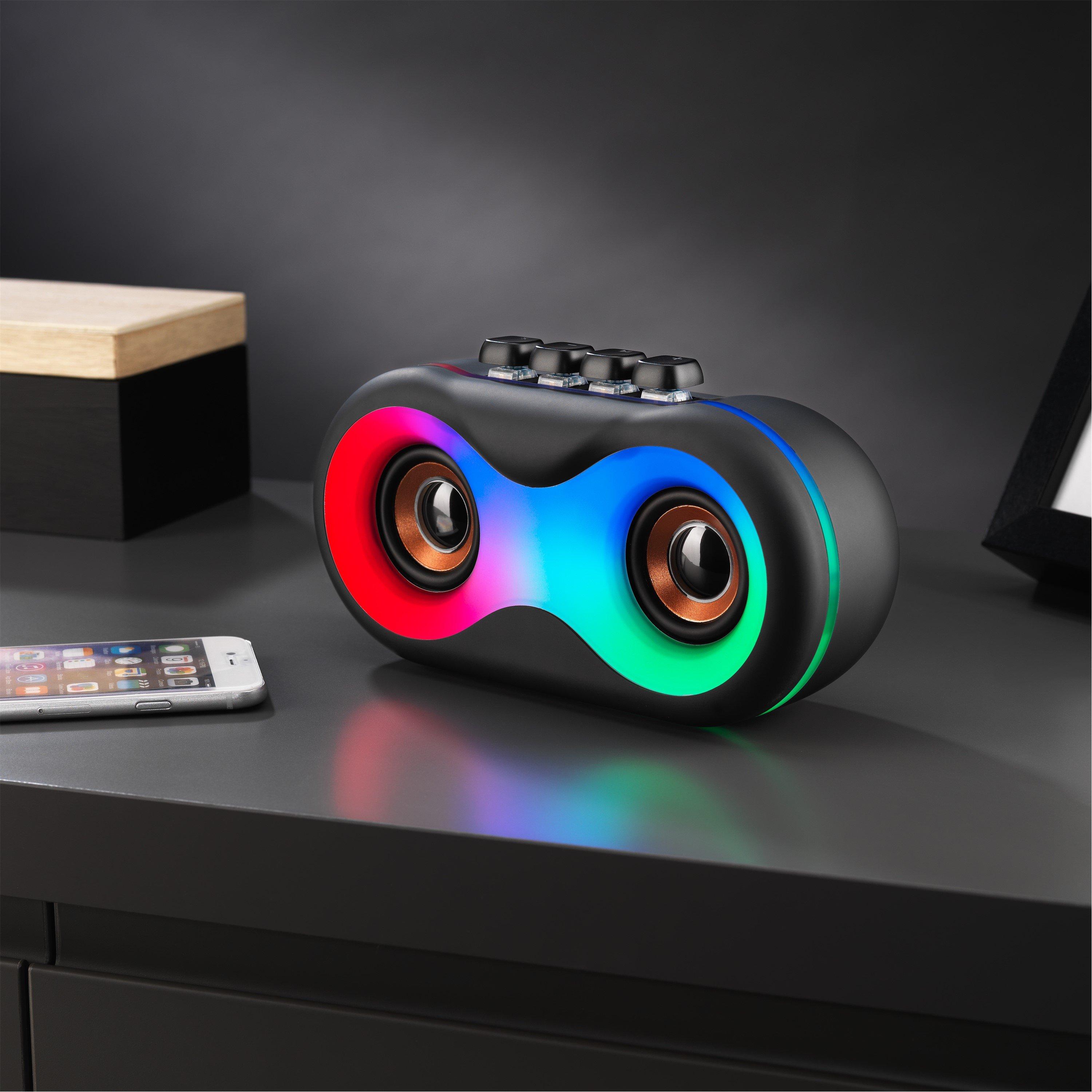 Black - Red5 - RED5 Retro Light Up Wireless Speaker - 2
