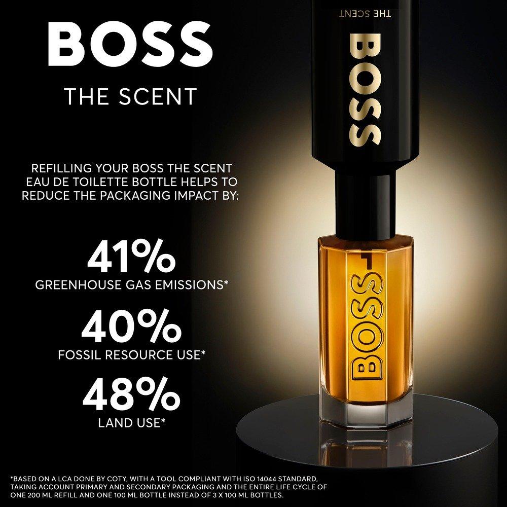 Clear - Boss - Men's The Scent Eau de Toilette, Ambery-Woody Fragrance - 8