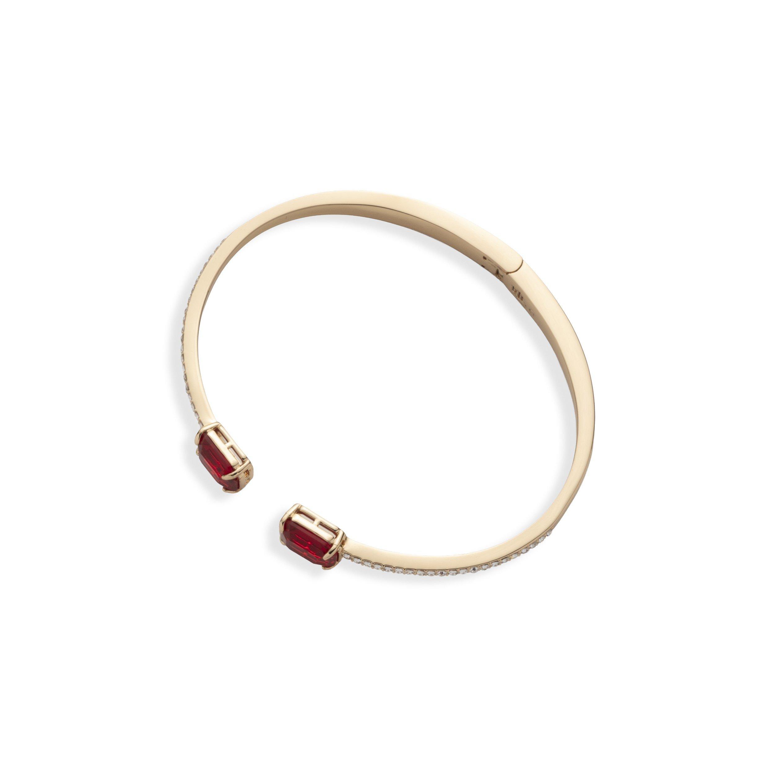 GLD/SIAM - Lauren by Ralph Lauren - Lauren Ralph Lauren Boxed Pave Cuff Bangle - 2