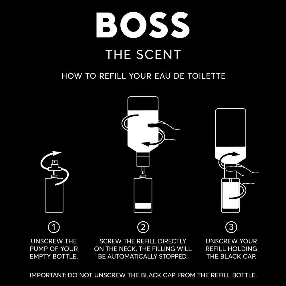Clear - Boss - Men's The Scent Eau de Toilette, Ambery-Woody Fragrance - 4