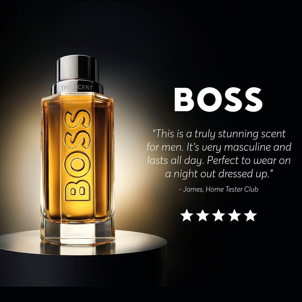 Clear - Boss - Men's The Scent Eau de Toilette, Ambery-Woody Fragrance - 6