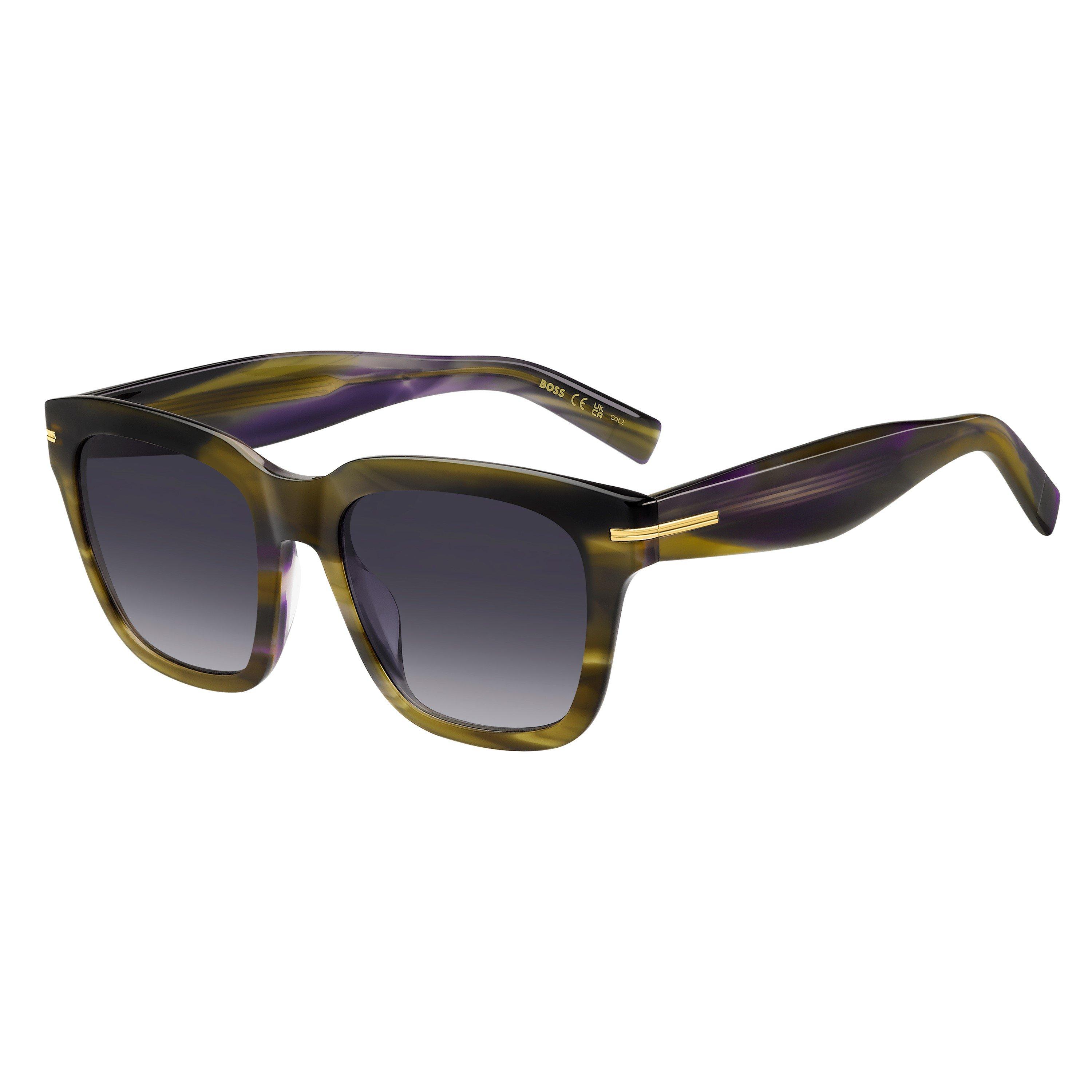 Boss Women's Round Sunglasses - Lilac Havana - 52 cm