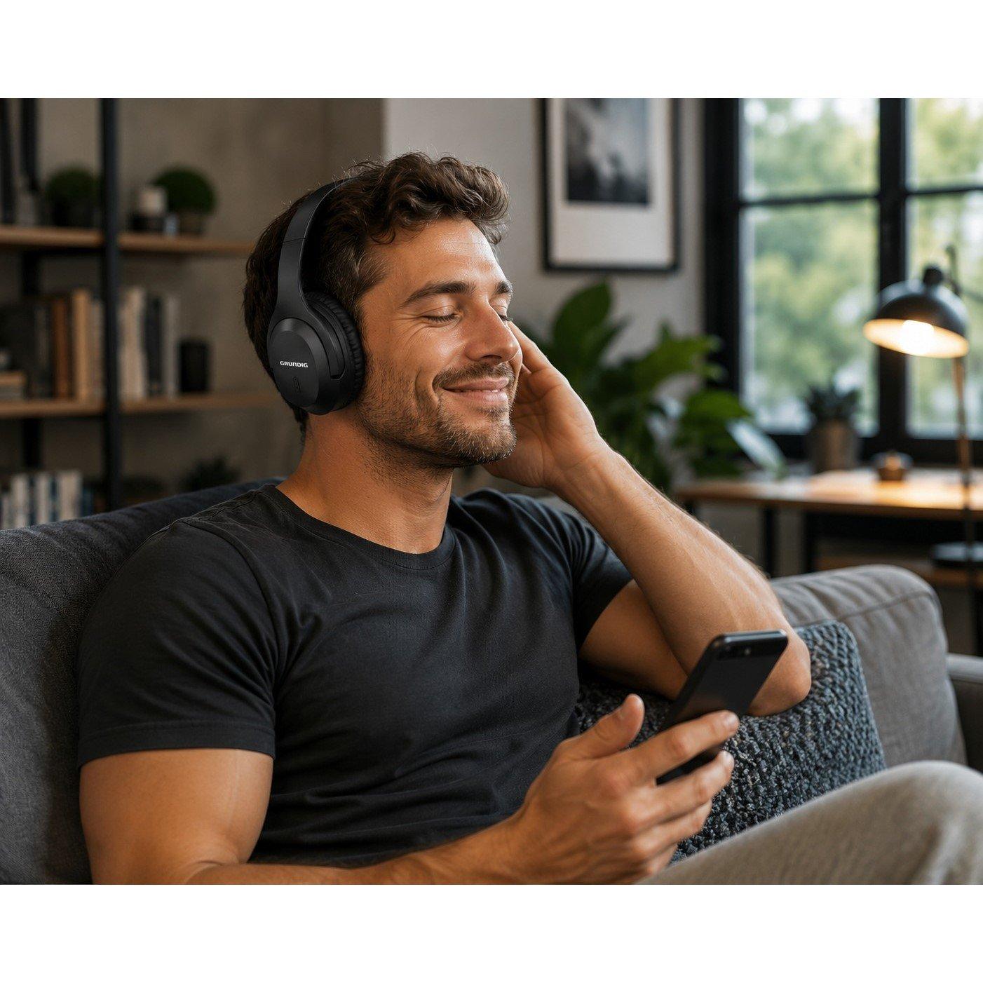 None - GRUNDIG - Wireless Bluetooth Headphone Active Noise Cancelling - 6