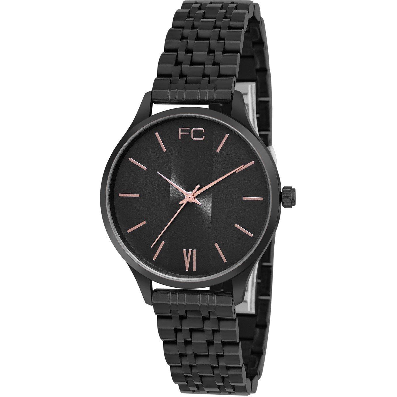 Black - French Connection - Connection Aiko BLACK Round Analog Watch for Women - 2