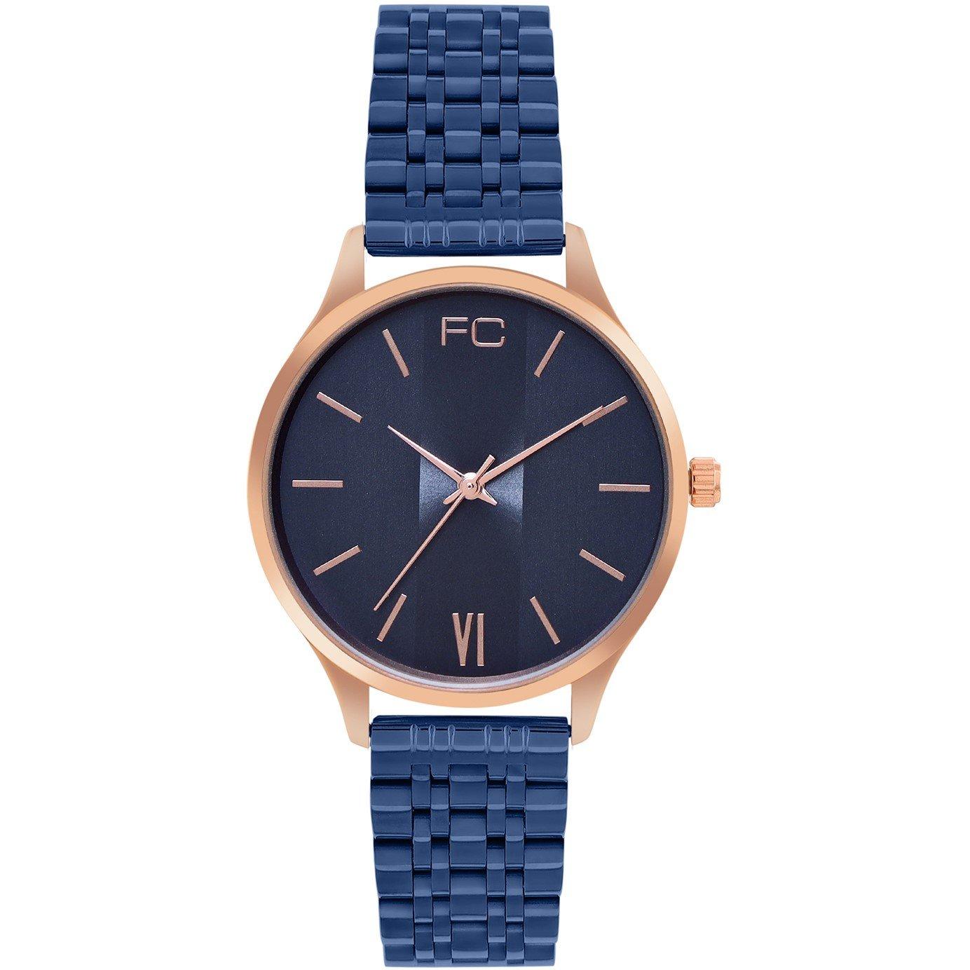 French Connection Connection Aiko BLUE Round Analog Watch for Women