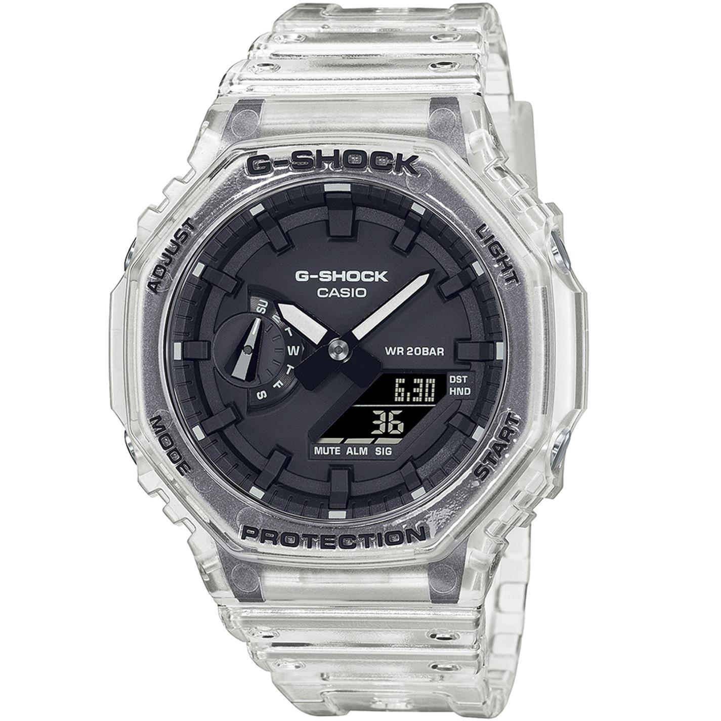 Clear/ Black - G Shock - Men's GA Digital Watch - 1