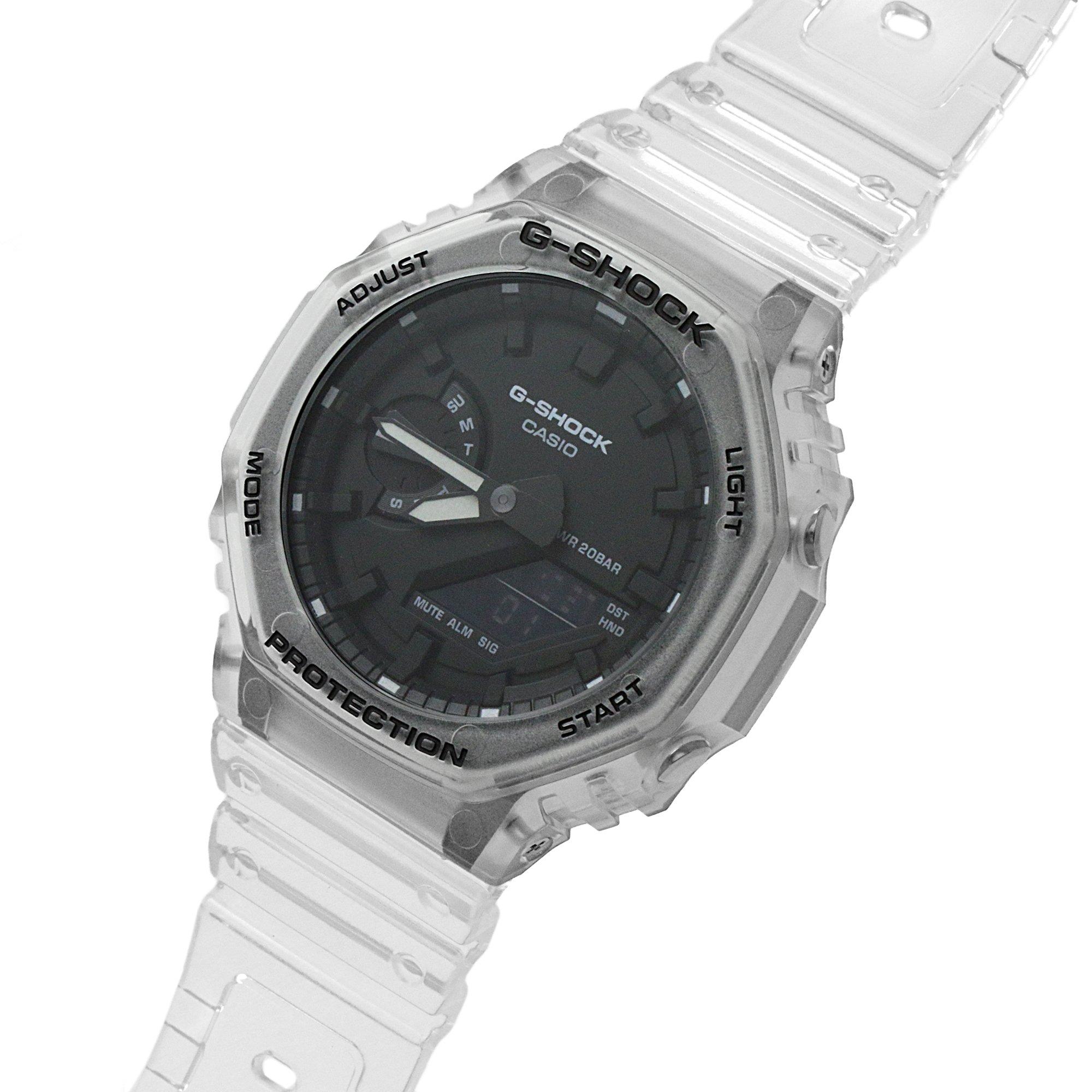 Clear/ Black - G Shock - G Shock GA-2100SKE-7AER - 4