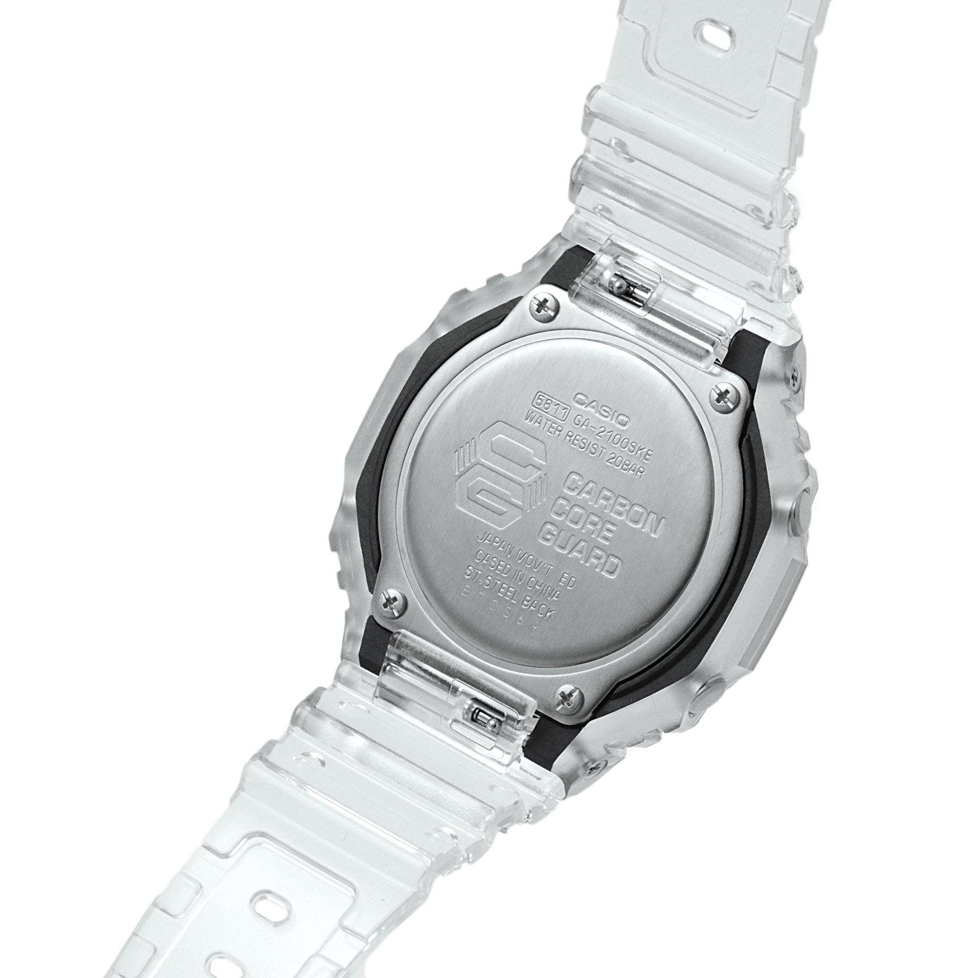 Clear/ Black - G Shock - G Shock GA-2100SKE-7AER - 5