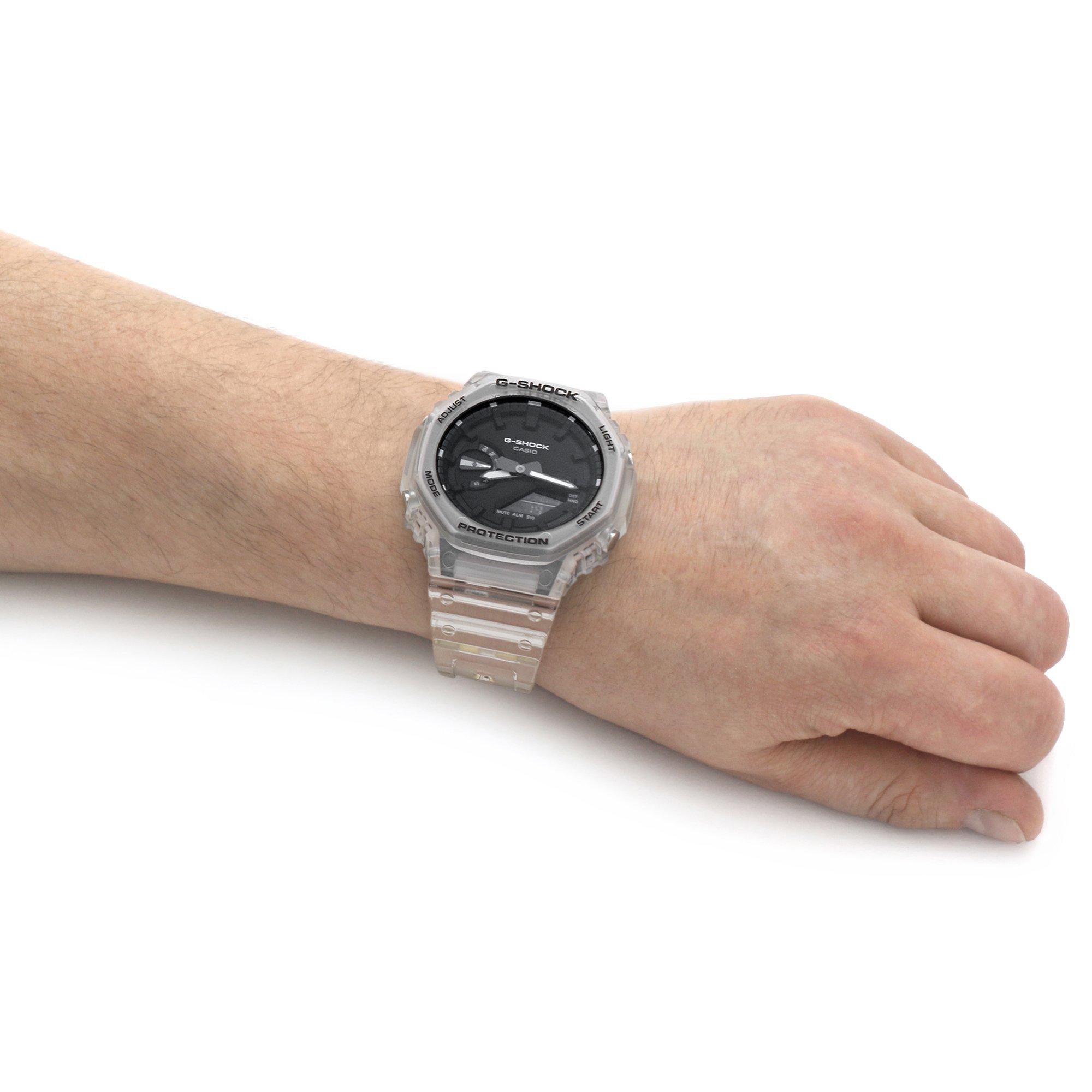 Clear/ Black - G Shock - G Shock GA-2100SKE-7AER - 7