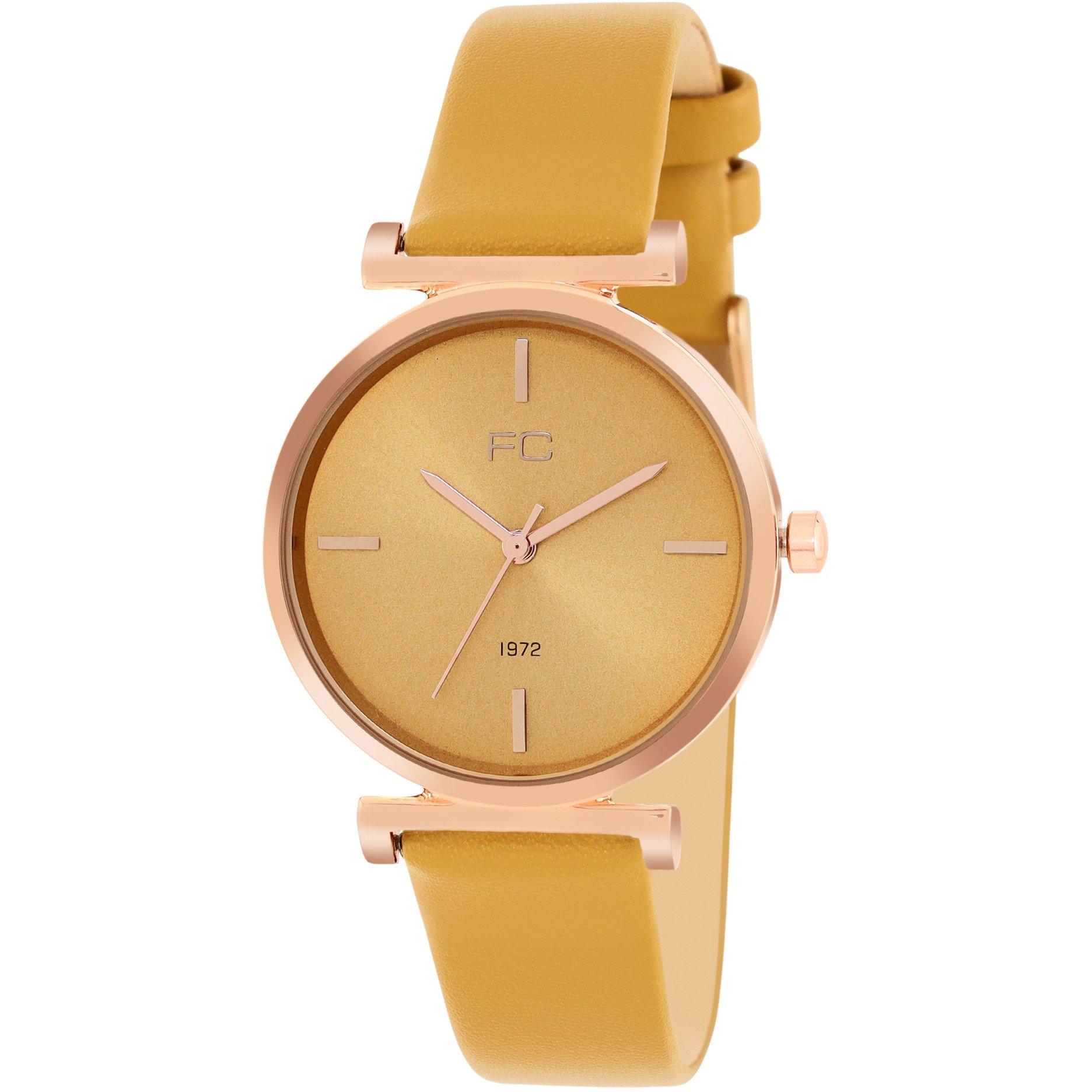 Sennep - French Connection - Connection Claire MUSTARD Round Analog Watch for Women - 2