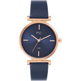 French Connection Connection Claire BLUE Round Analog Watch for Women
