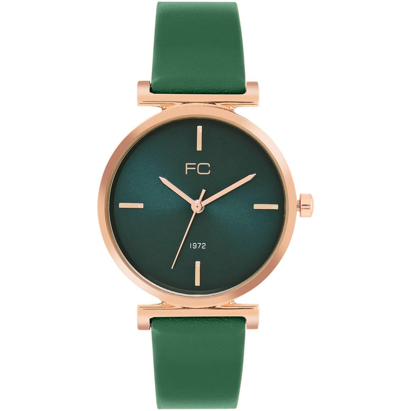 French Connection Connection Claire GREEN Round Analog Watch for Women