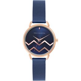 French Connection Connection Esme BLUE Round Analog Watch for Women