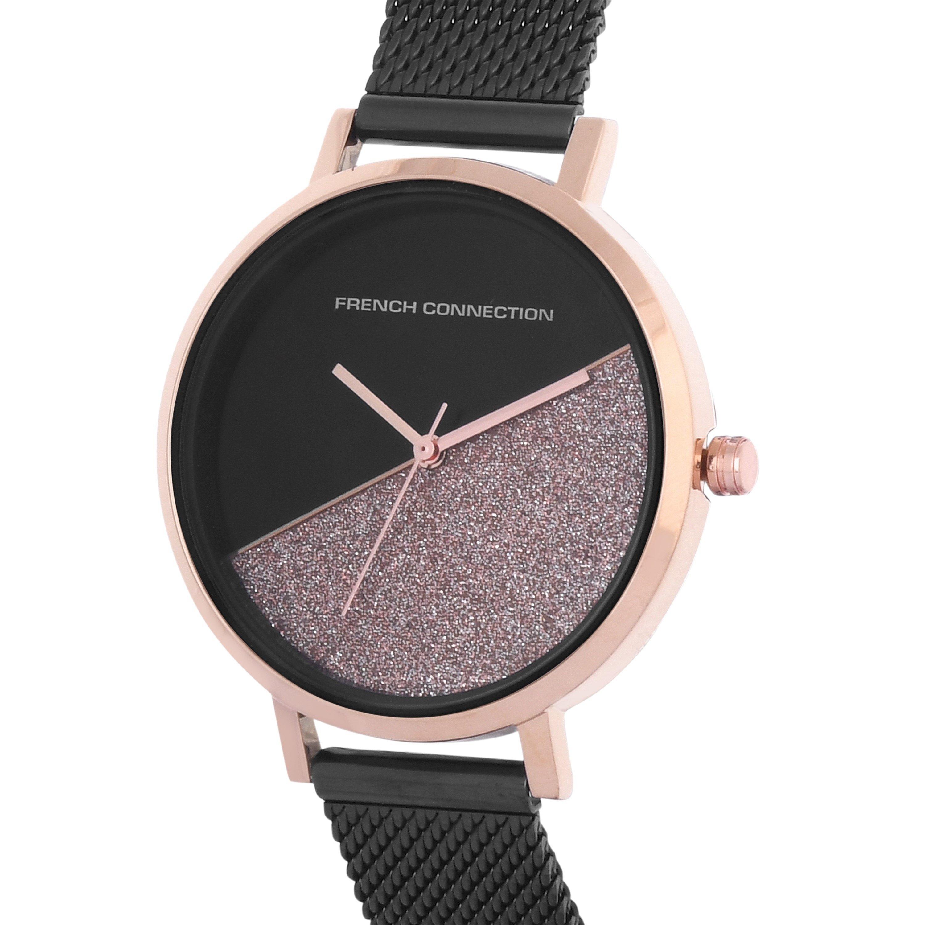 Crna - French Connection - Analogue Quartz Watch - 2
