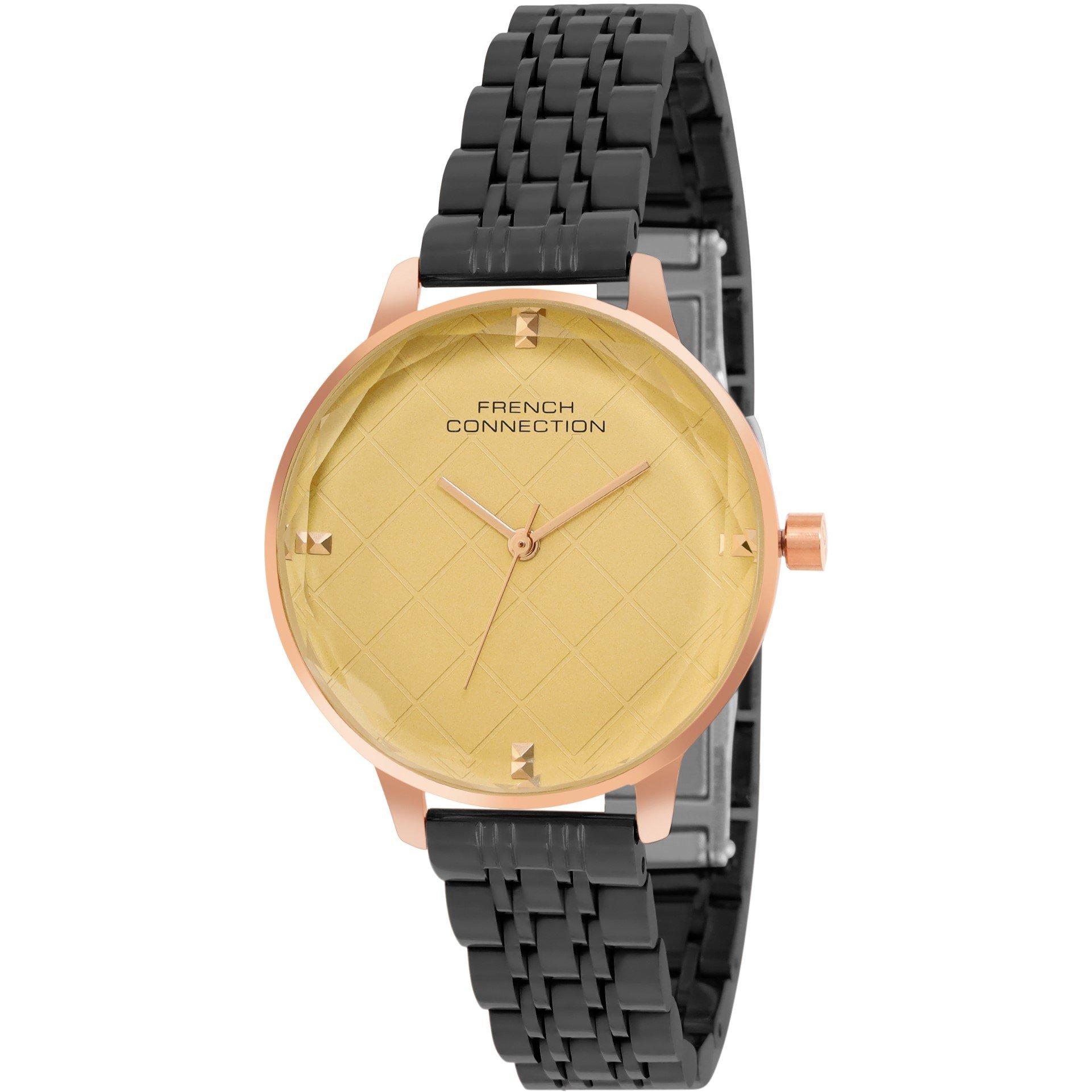 Senape - French Connection - connection Filigree Mustard Round Dial Womens Analogue Watch - 2