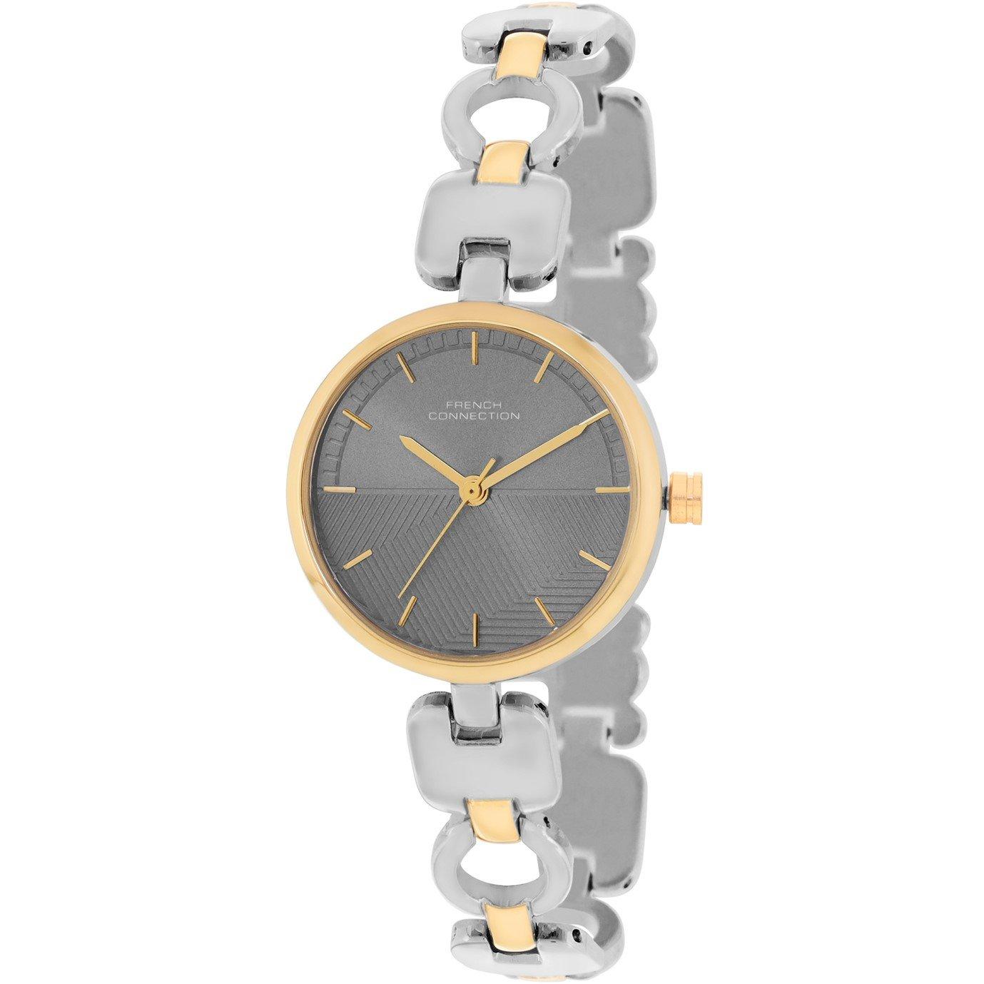 Grey - French Connection - connection Equinox Grey Round Dial Womens Analogue Watch - 2