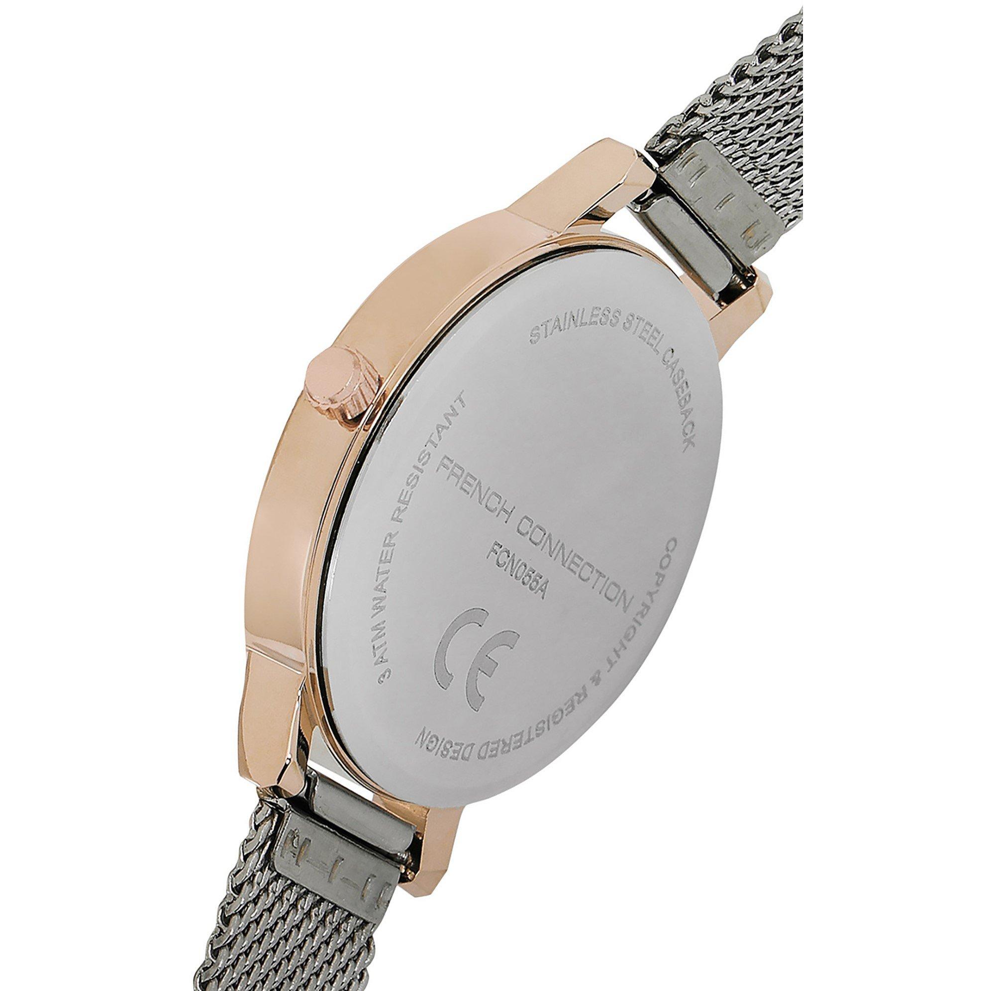 Argento - French Connection - Connection Women Bracelet Style Straps Analogue Watch - 4