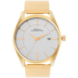 French Connection Connection Silver Dial Analog watch for Men