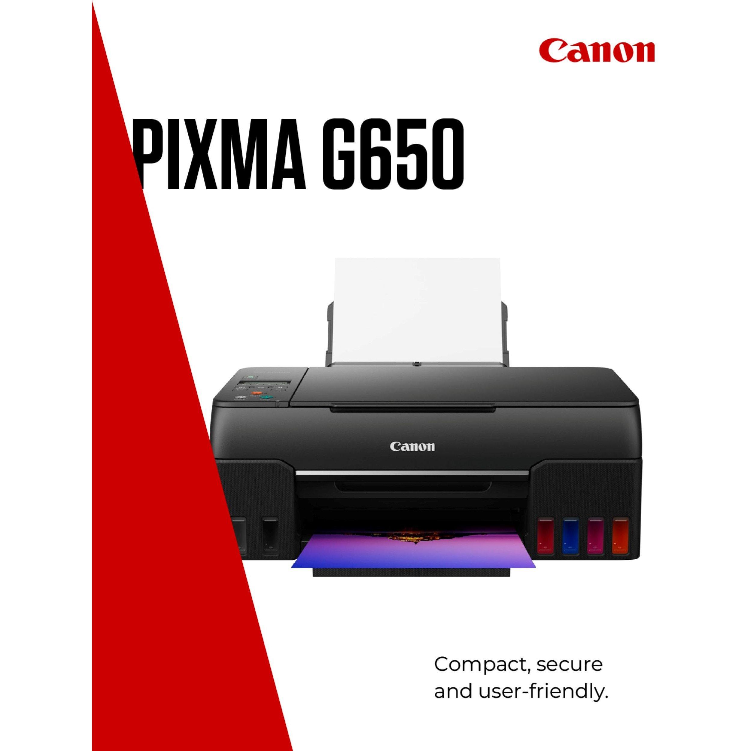 Zwart - Canon - Canon Pixma G650 Multifunction printer photo quality printing at low cost - 2