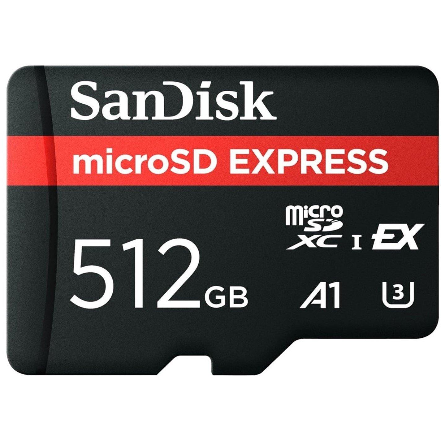 Black - SanDisk - SDSQXFN-512G-GN4NN memory card 512 GB MicroSDXC UHS-I