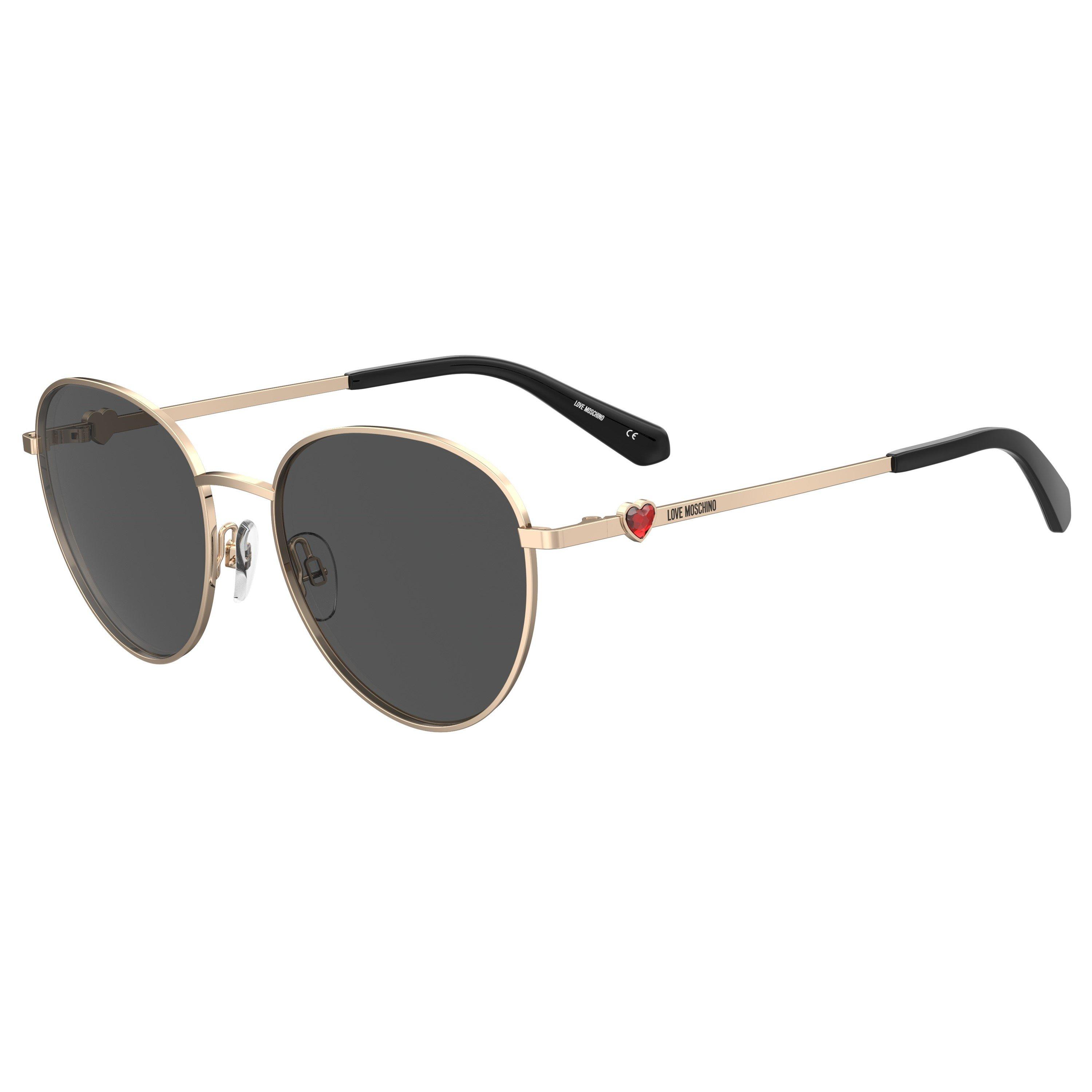 Moschino Women's Round Sunglasses - Rose Gold
