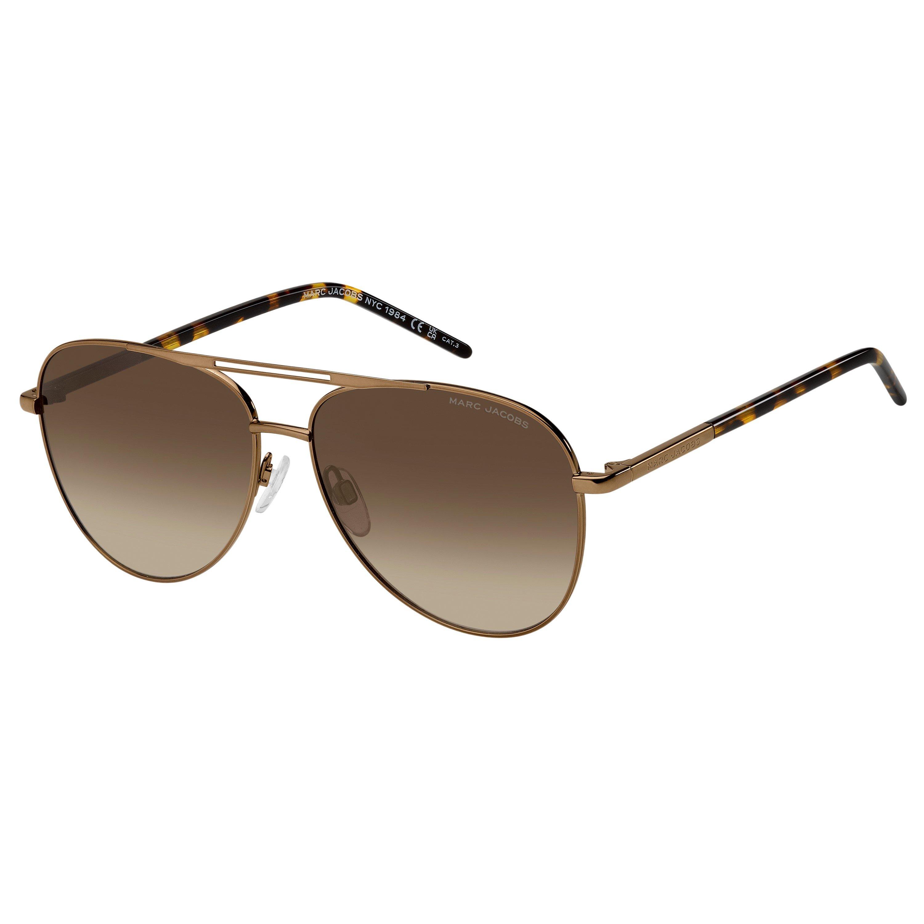 Brown - Marc Jacobs - Women's Aviator Sunglasses - 1