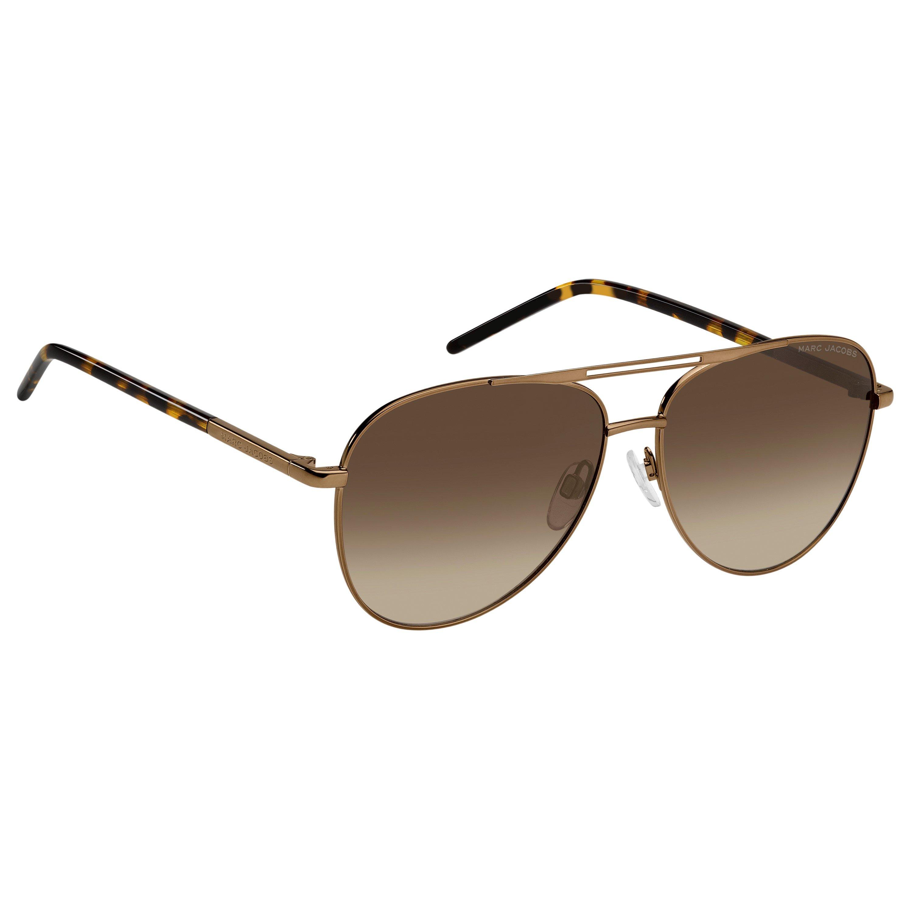 Brown - Marc Jacobs - Women's Aviator Sunglasses - 3