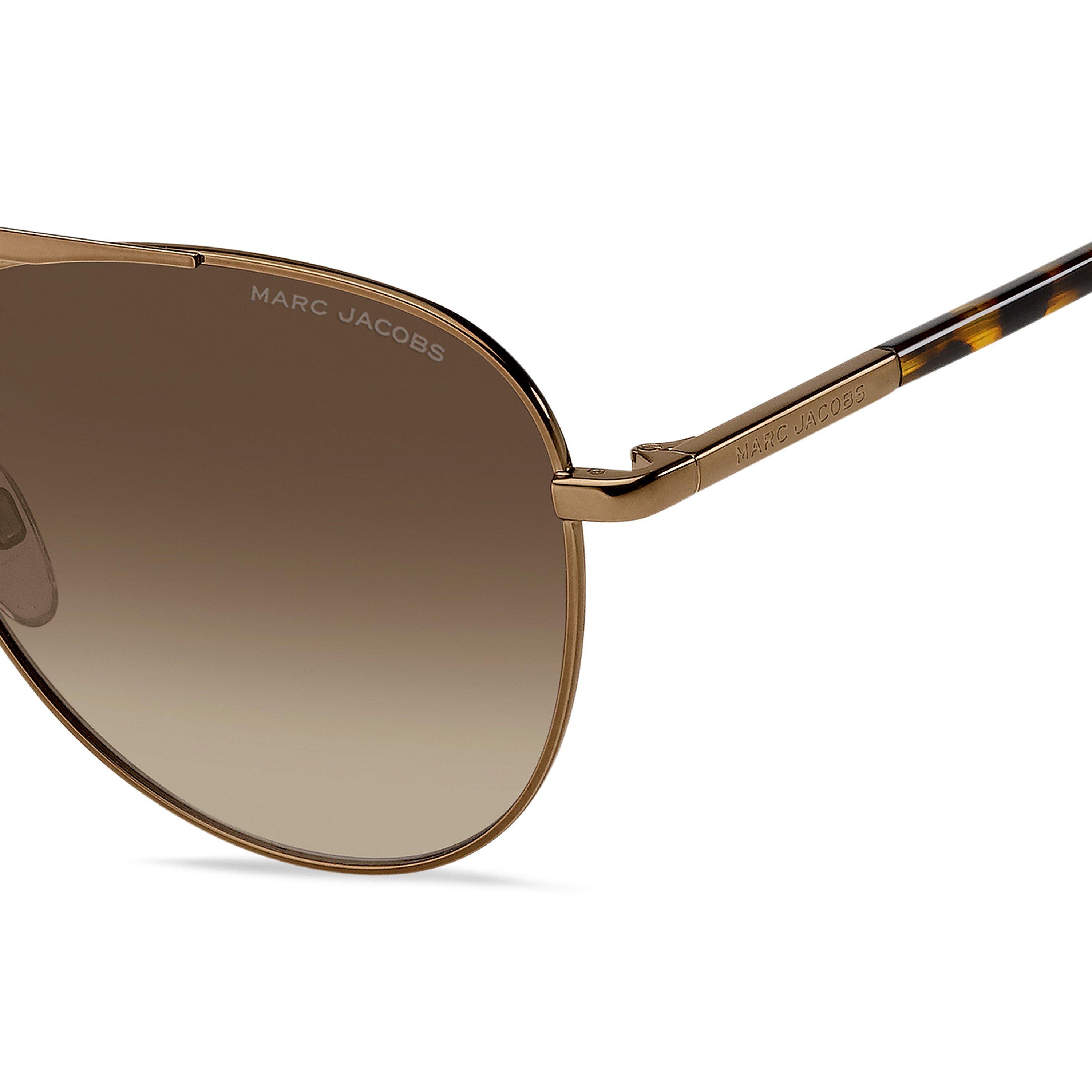 Brown - Marc Jacobs - Women's Aviator Sunglasses - 4