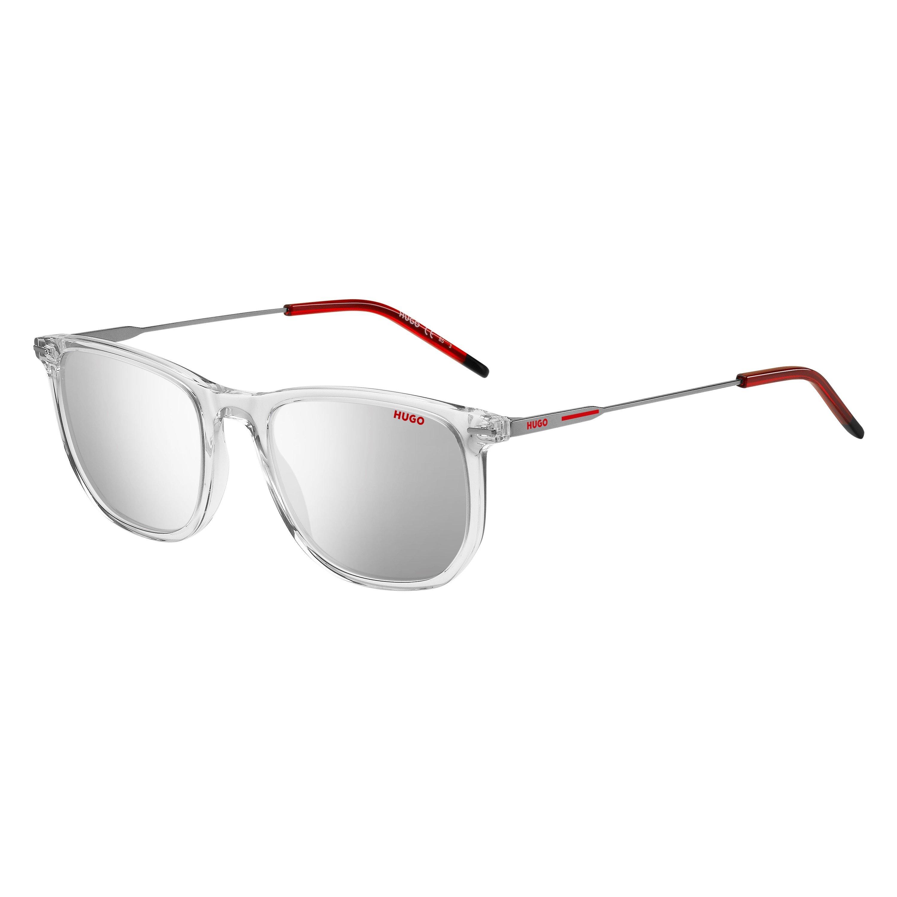 Hugo Men's Round Sunglasses - Crystal - 54 cm