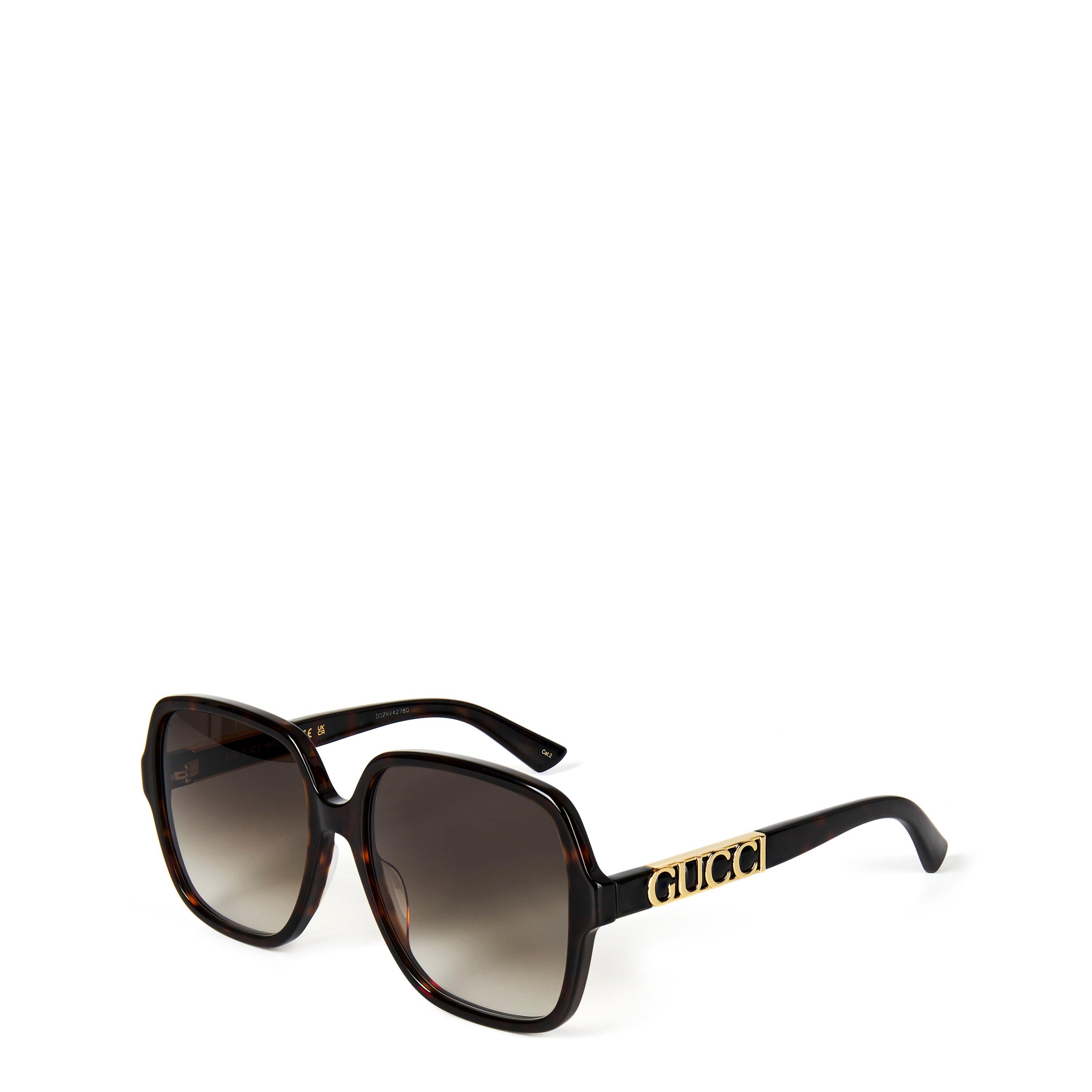 Gucci Gucci GG1189S Women’s Oversized Square Sunglasses - Havana