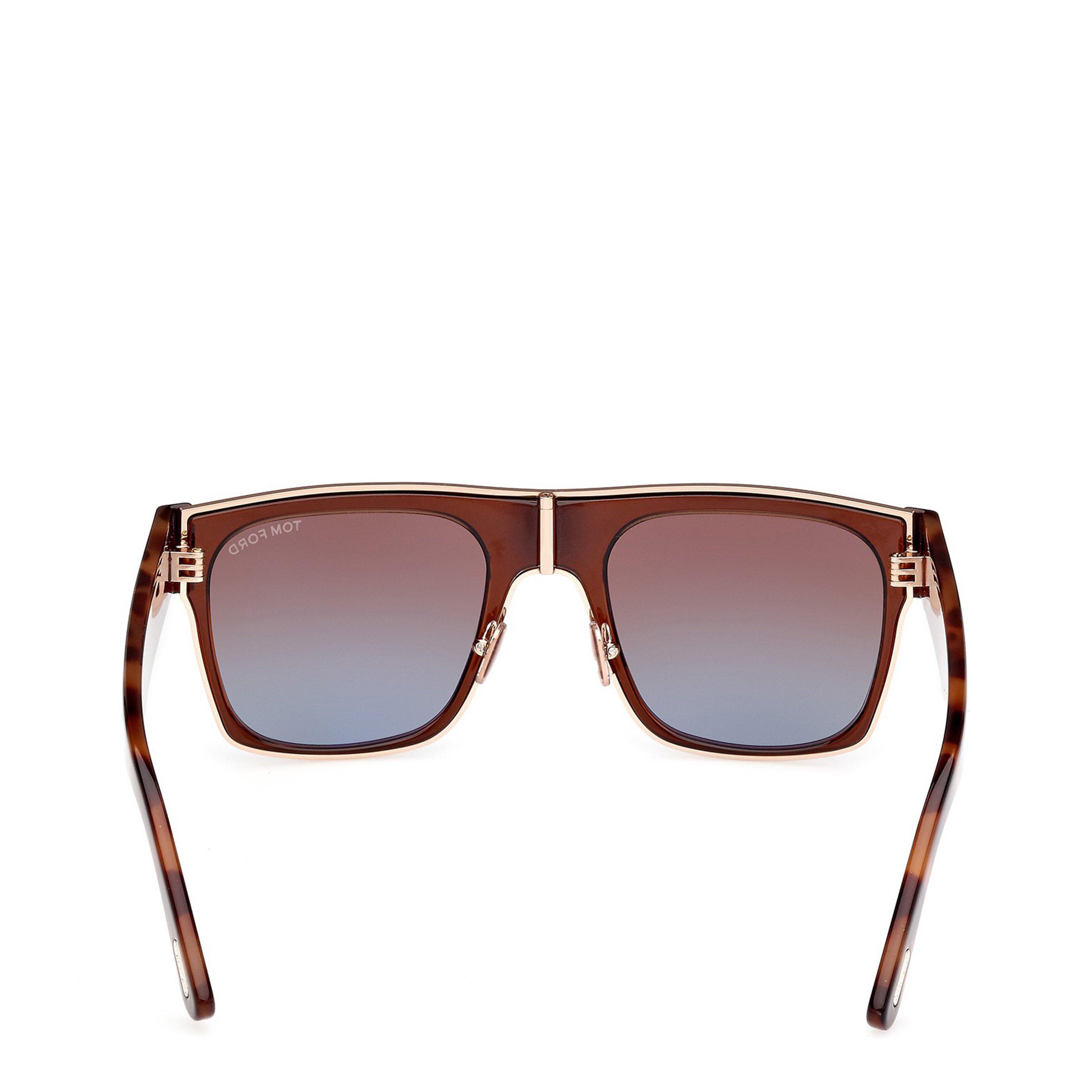 Brown/Brown - Tom Ford - Edwin Tf Ft10735448f 42 Sunglasses - 4
