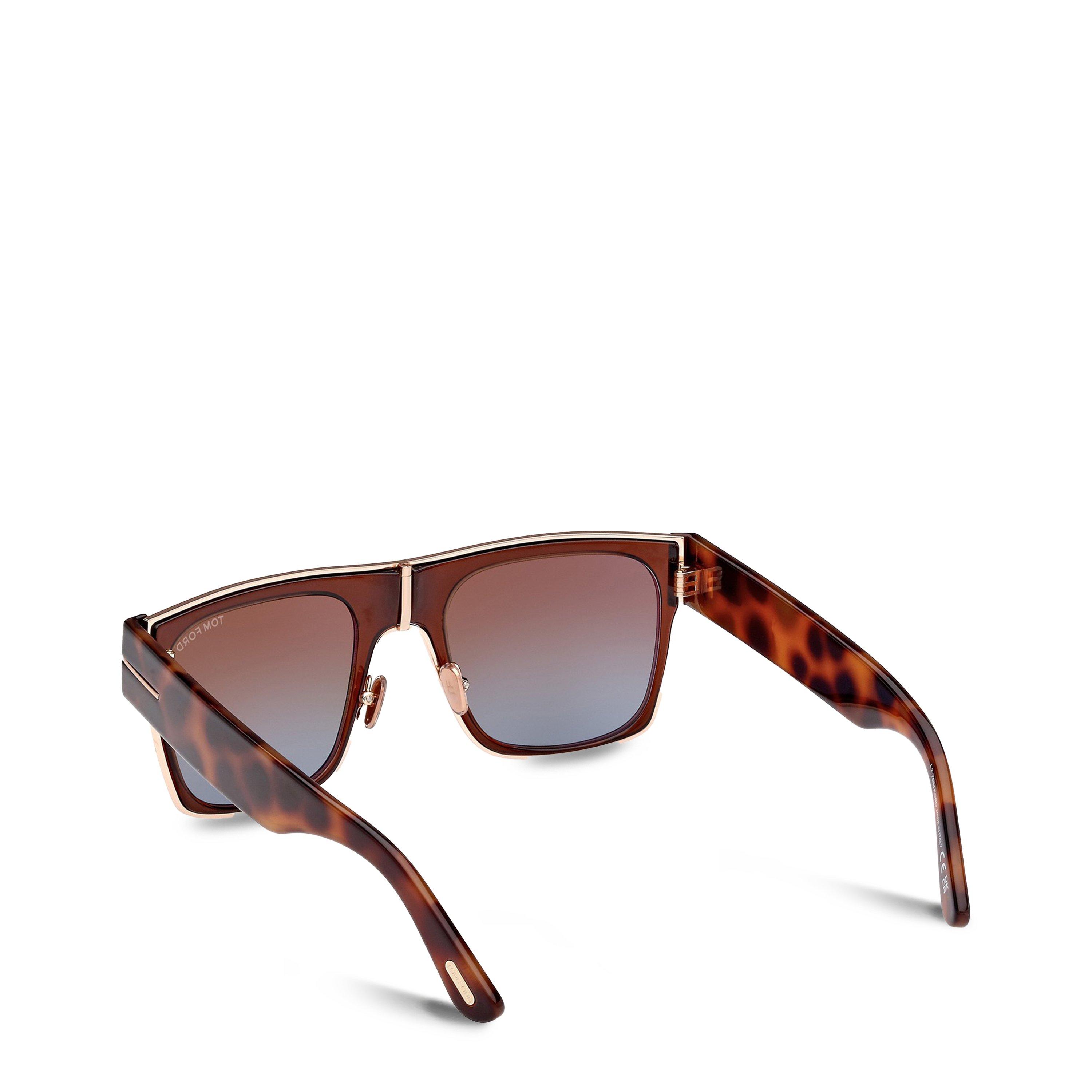Brown/Brown - Tom Ford - Edwin Tf Ft10735448f 42 Sunglasses - 5