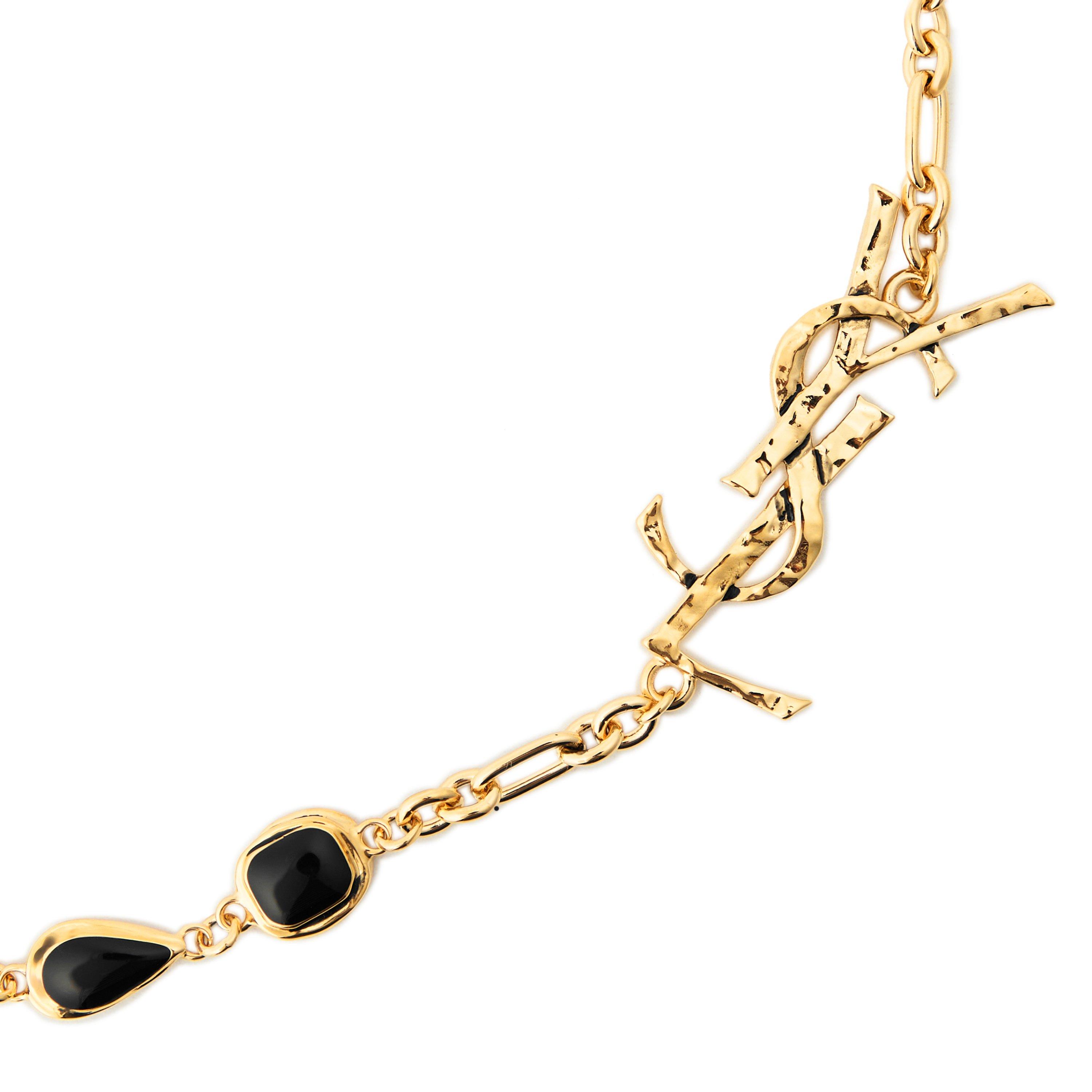 Laiton/Resine - Saint Laurent - Saint LG Bead Nckl Ld64 - 1