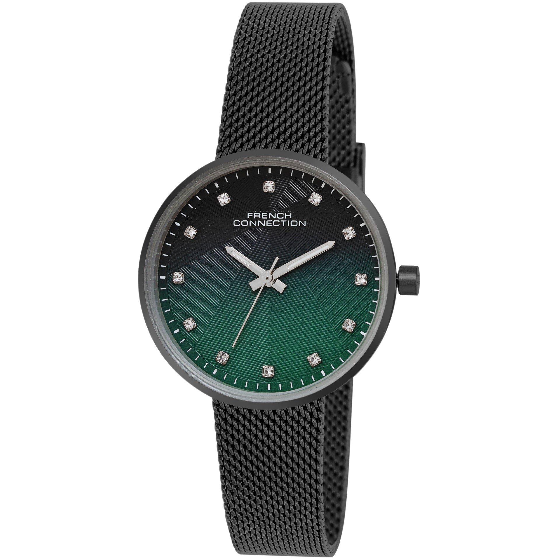 Blu-Verde - French Connection - connection Dawnlight Blue-Green Round Dial Womens Analogue Watch - 2