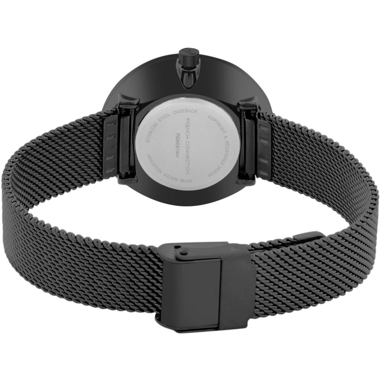 Blu-Verde - French Connection - connection Dawnlight Blue-Green Round Dial Womens Analogue Watch - 3