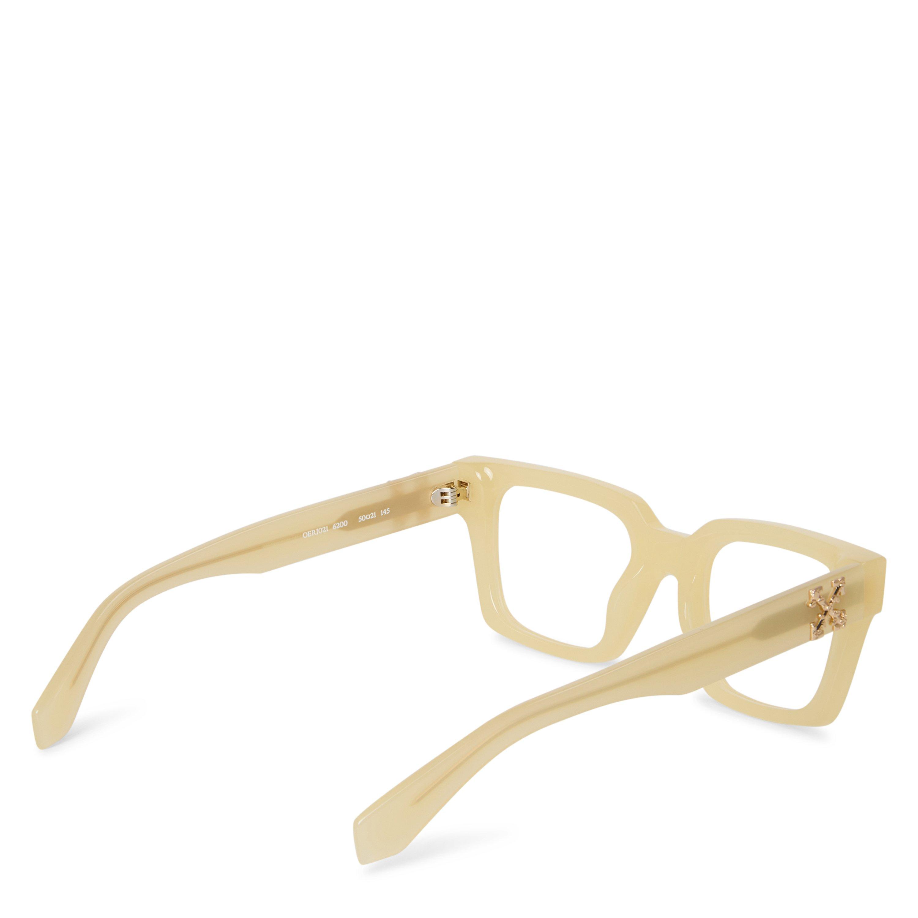 Light Camel - Off White - Style 21 Round Sunglasses - 2