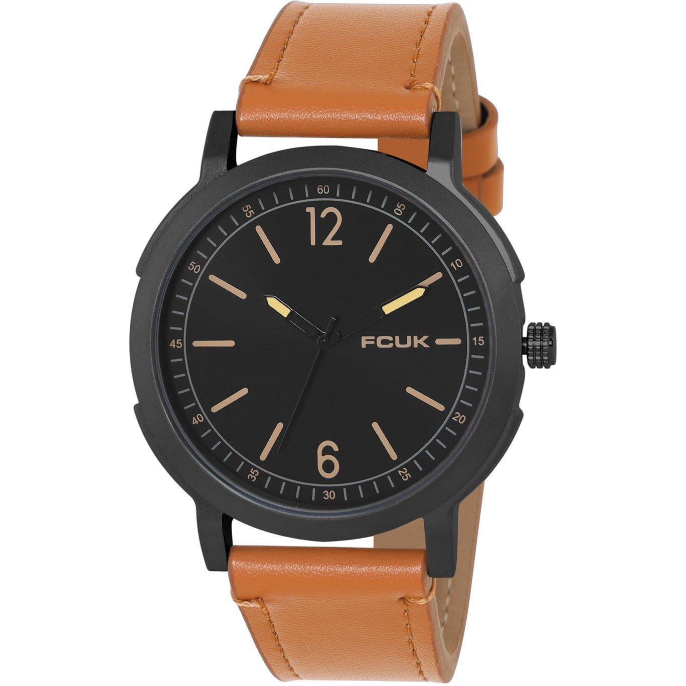 Black - FCUK - Black Dial Analog Watch For Men - 2