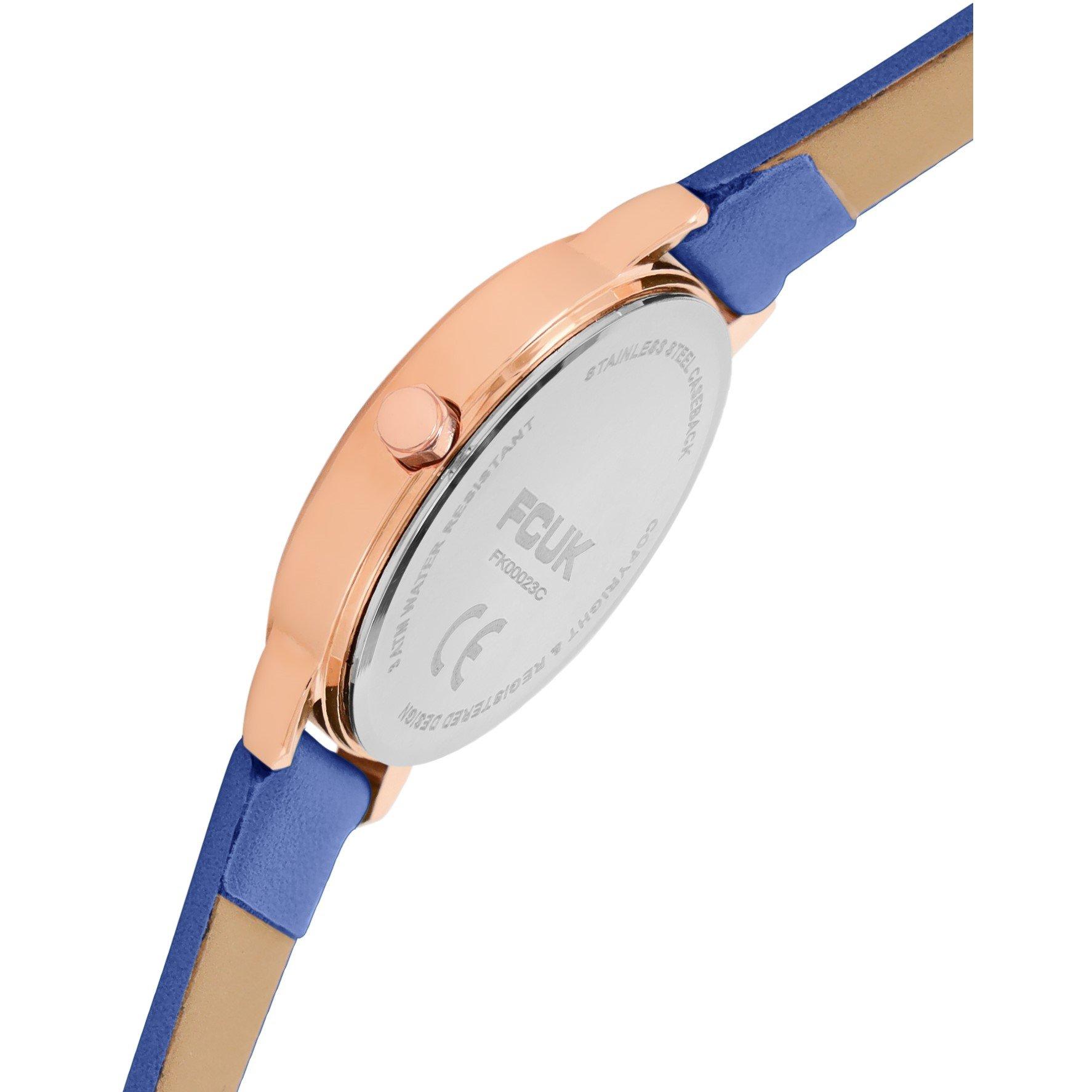 Blue - FCUK - Analog Watch For Women - 4