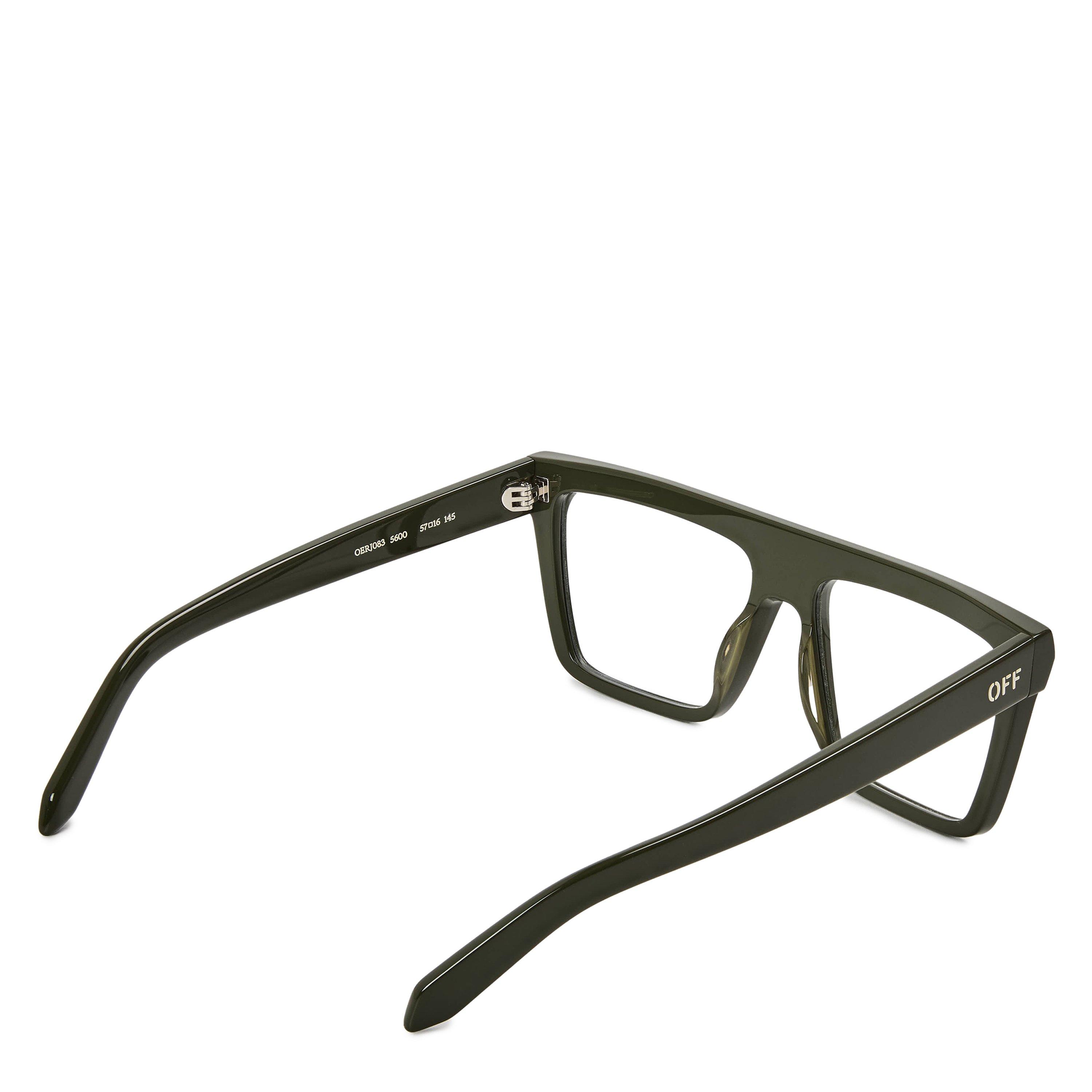 Military Green - Off White - Style 83 Round Sunglasses - 2