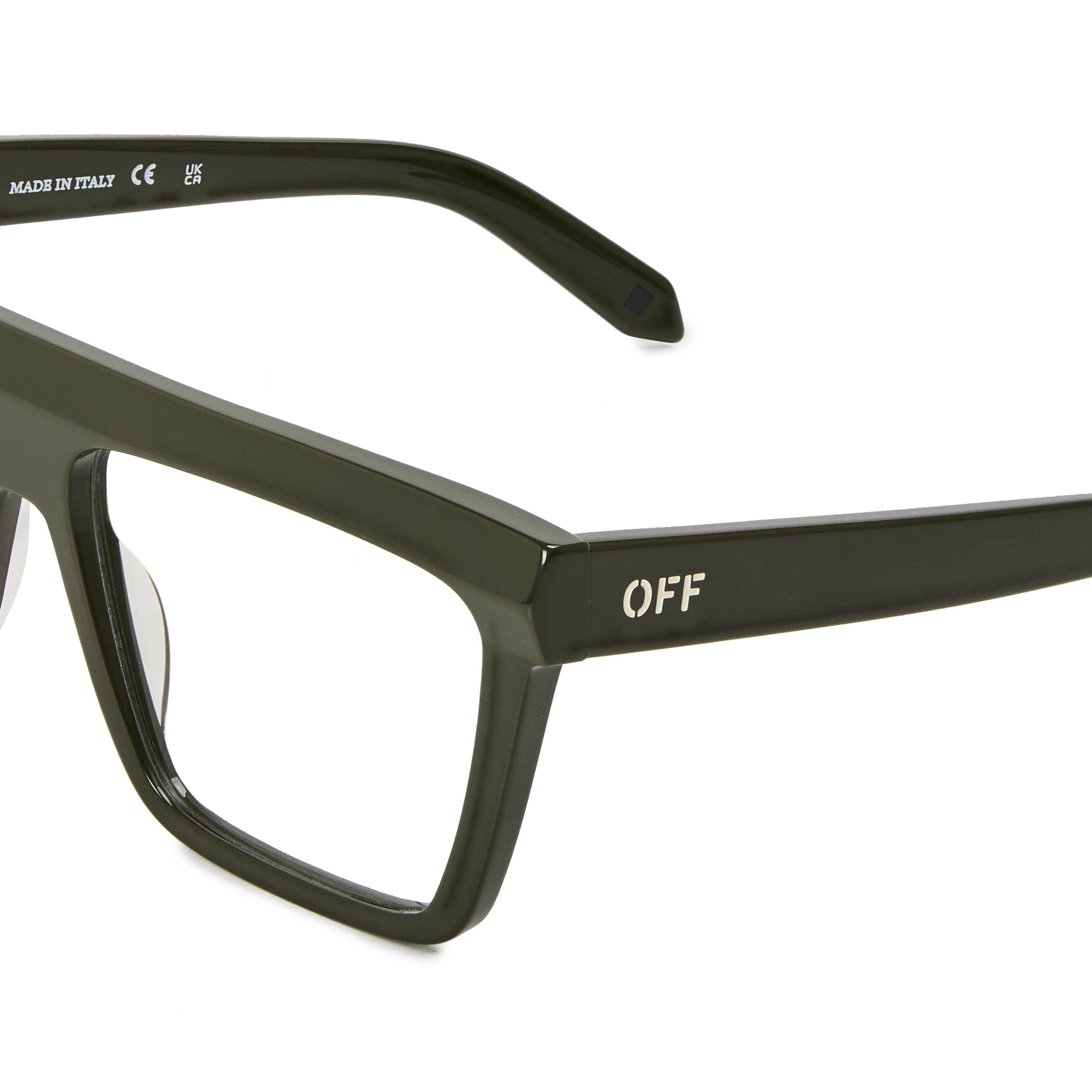 Military Green - Off White - Style 83 Round Sunglasses - 3