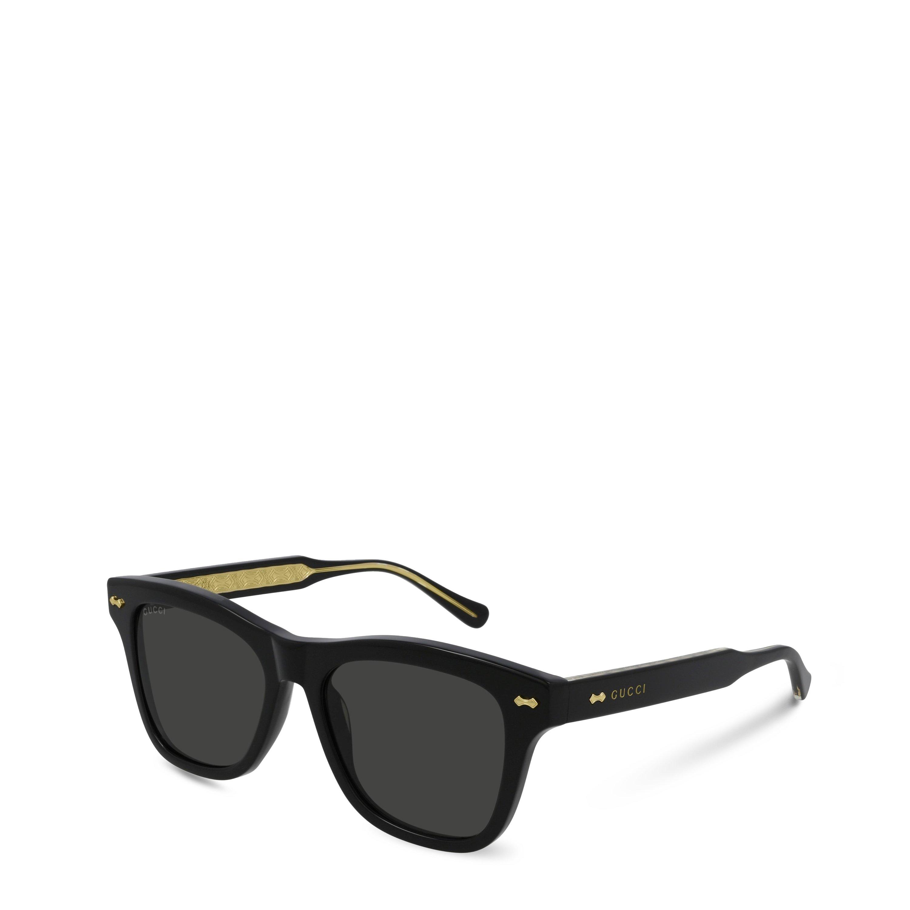 Black - Gucci - Men's Wayfarer Sunglasses - 1