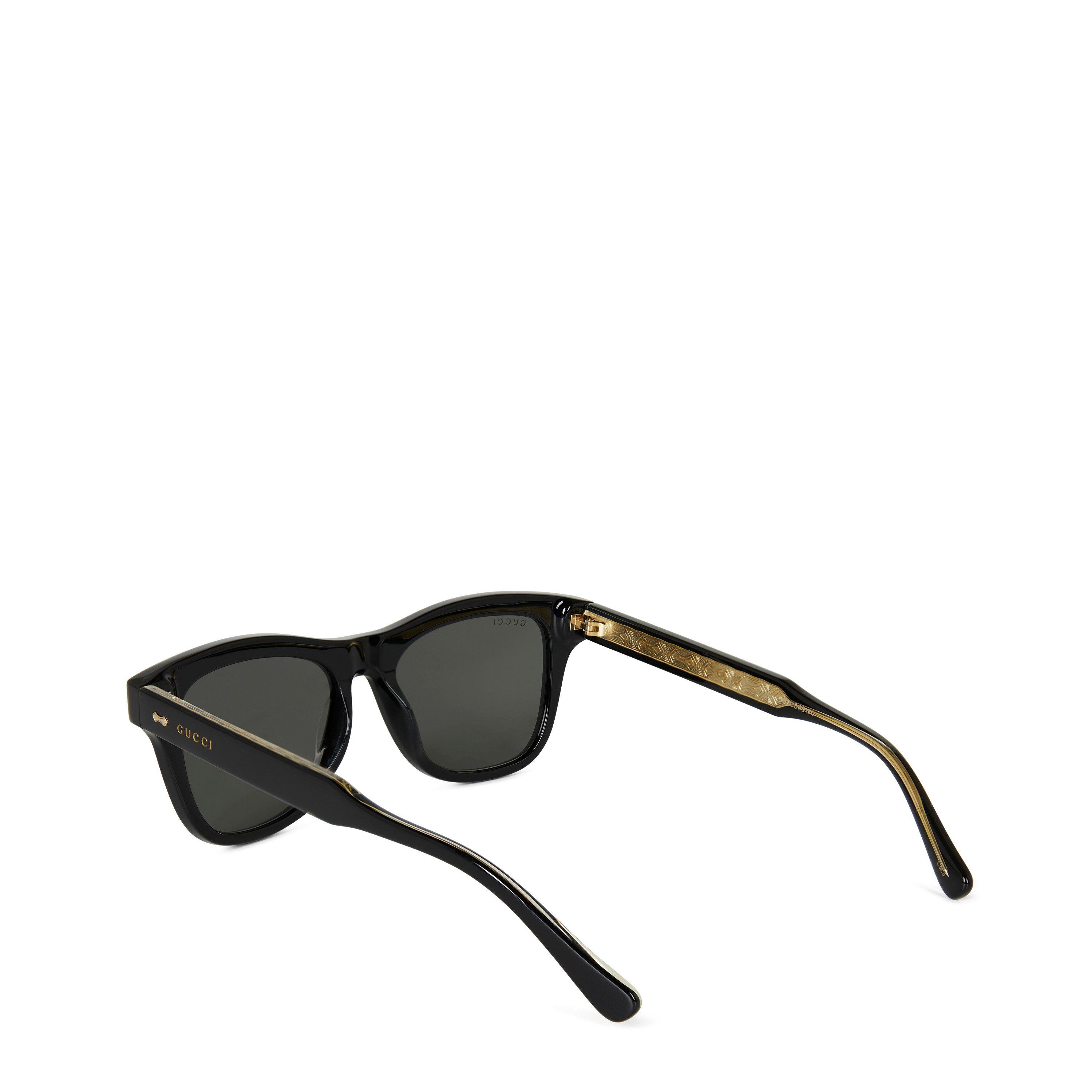 Black - Gucci - Men's Wayfarer Sunglasses - 3
