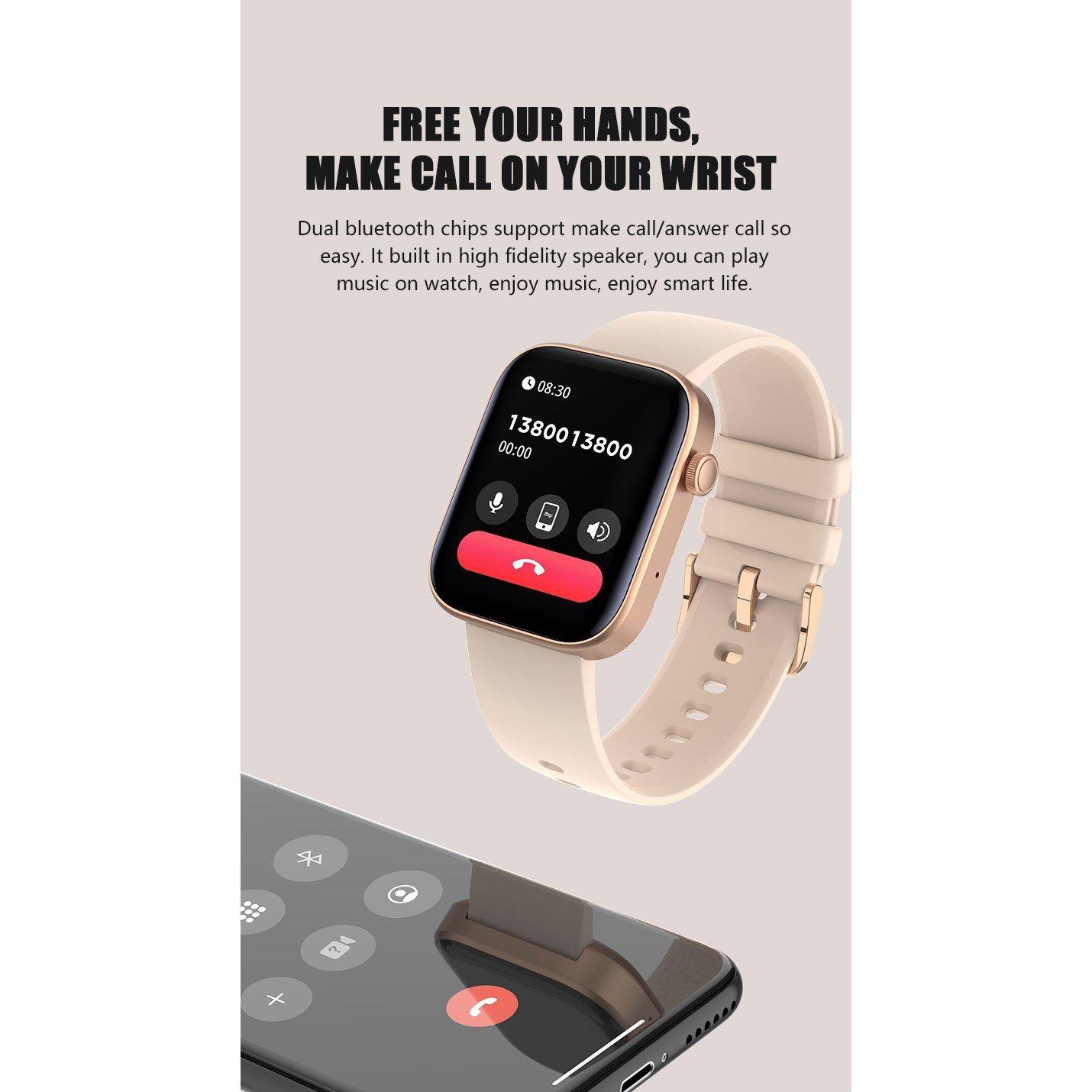 Bleu sarcelle - French Connection - Full Touch Smartwatch - 5