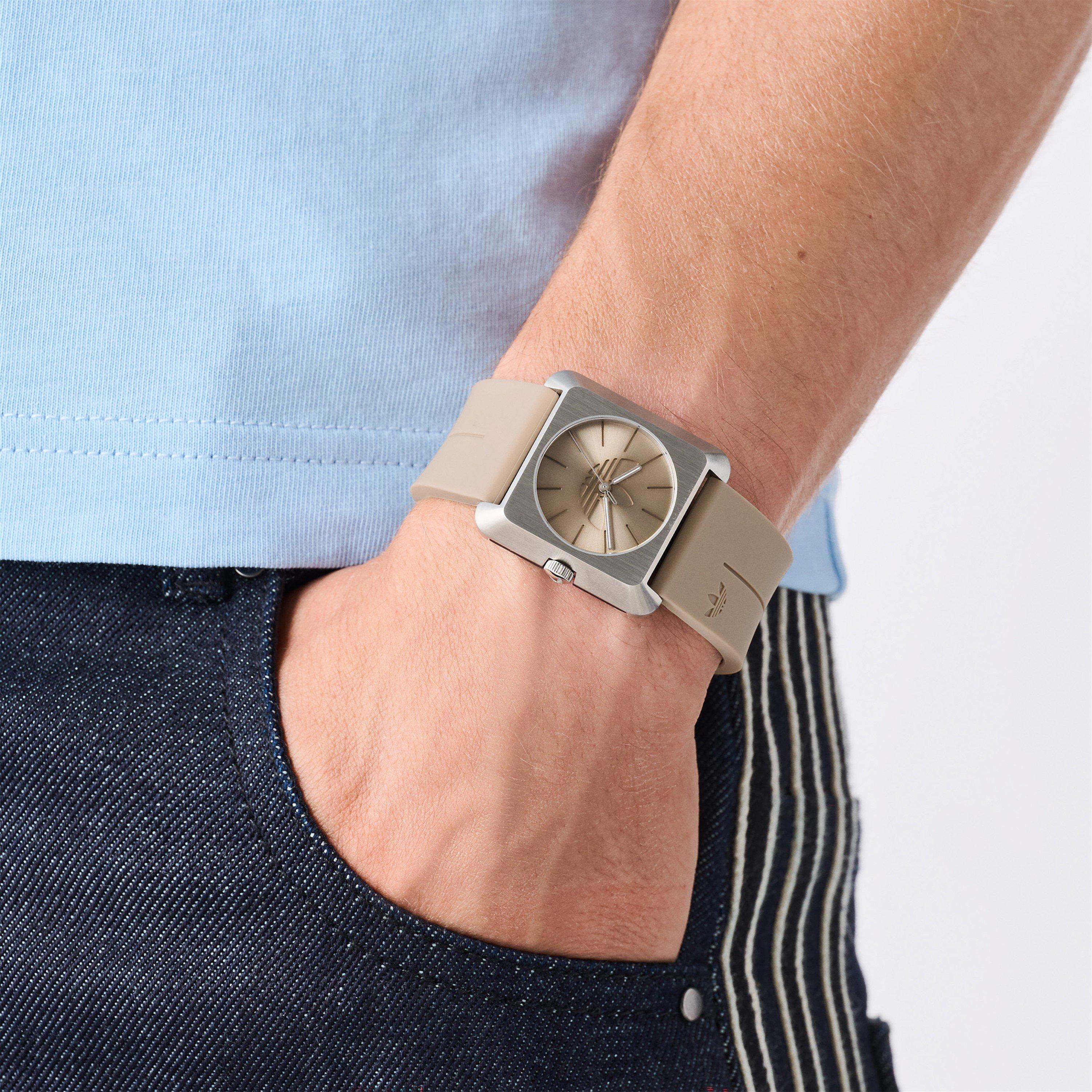 Taupe/Silver - adidas Originals - Men's Analogue Quartz Watch - 2